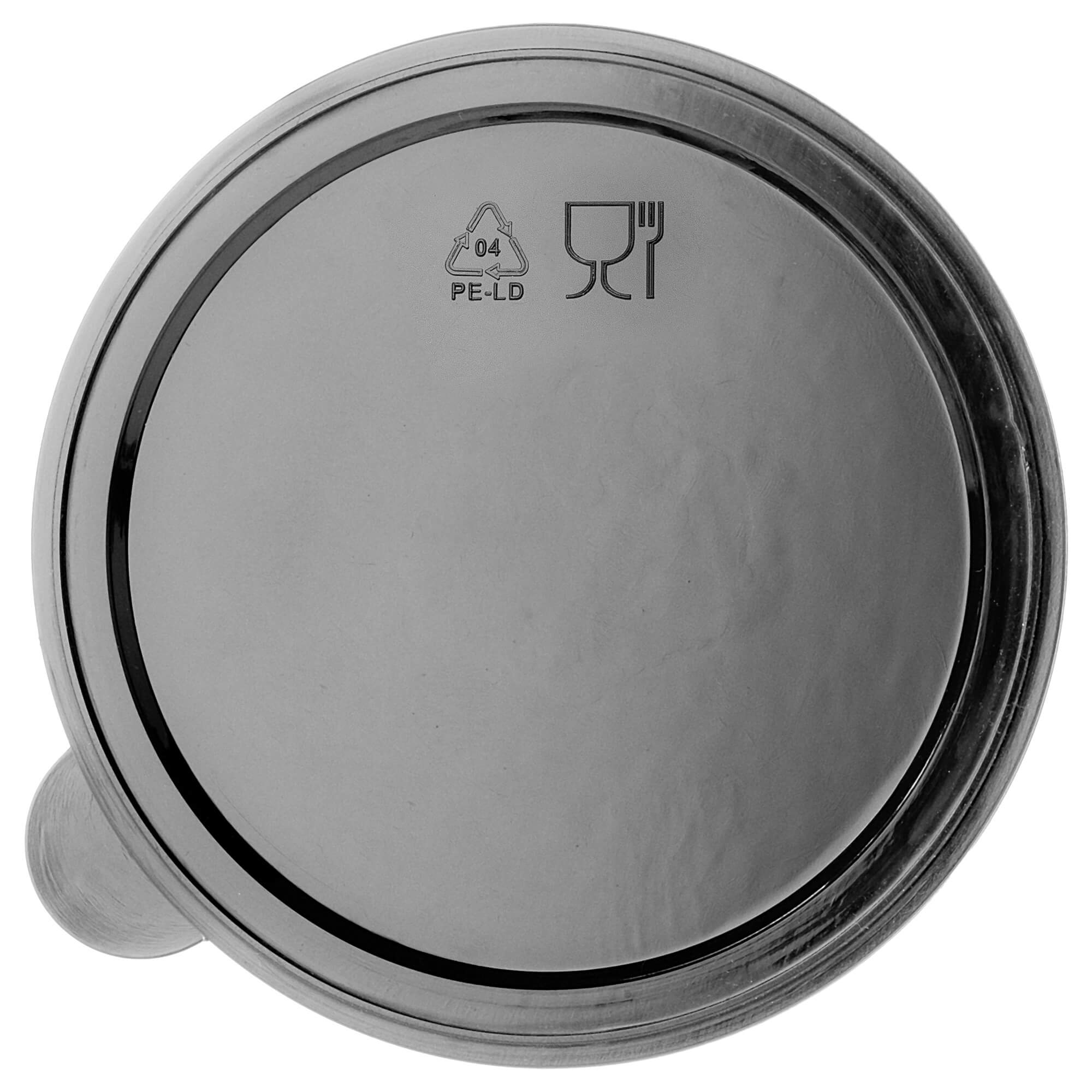 Zestaw pokrywek na puszki Oizon 100mm czarny 3 szt.