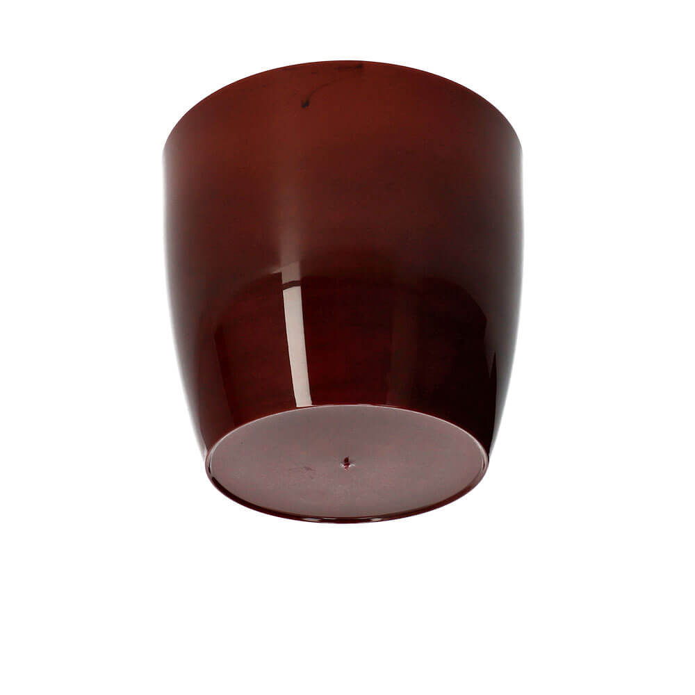 Doniczka na kwiaty Agen 14 cm, czerwony marmur