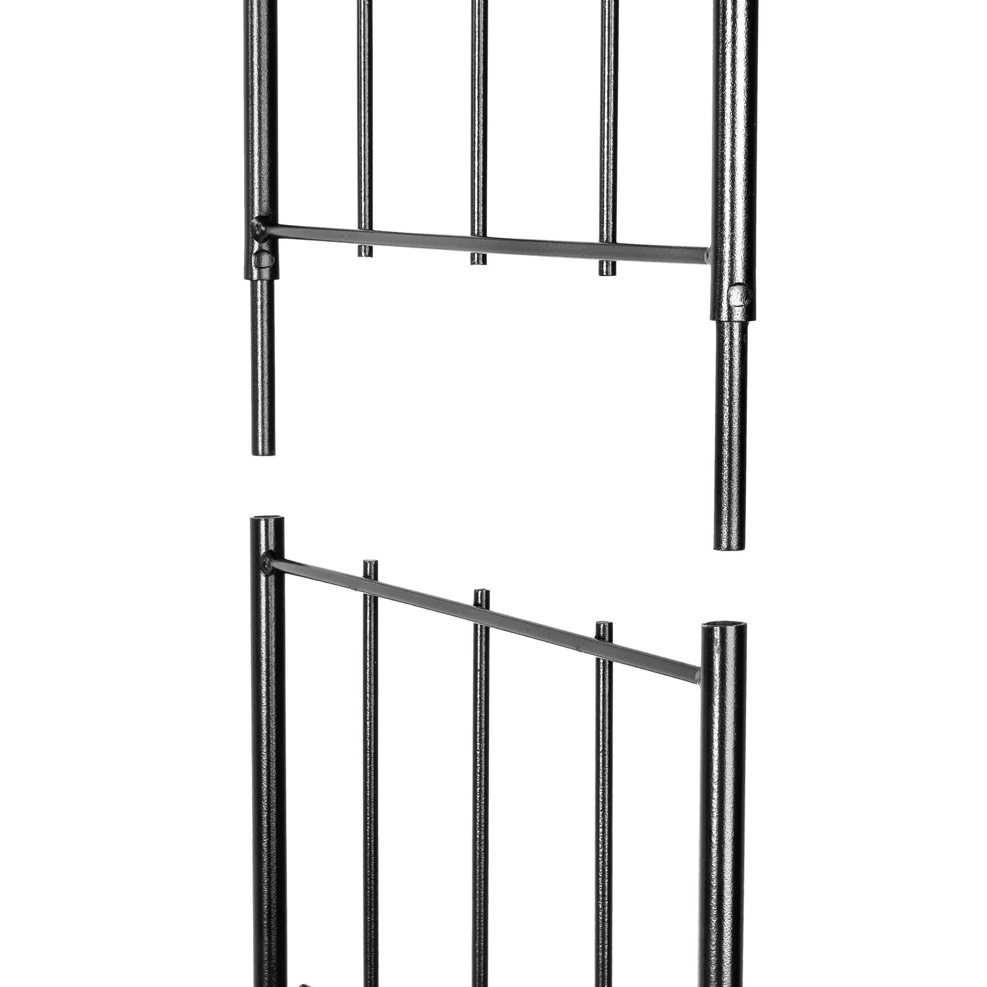 Pergola ogrodowa na kwiaty Atri 275 cm, czarna
