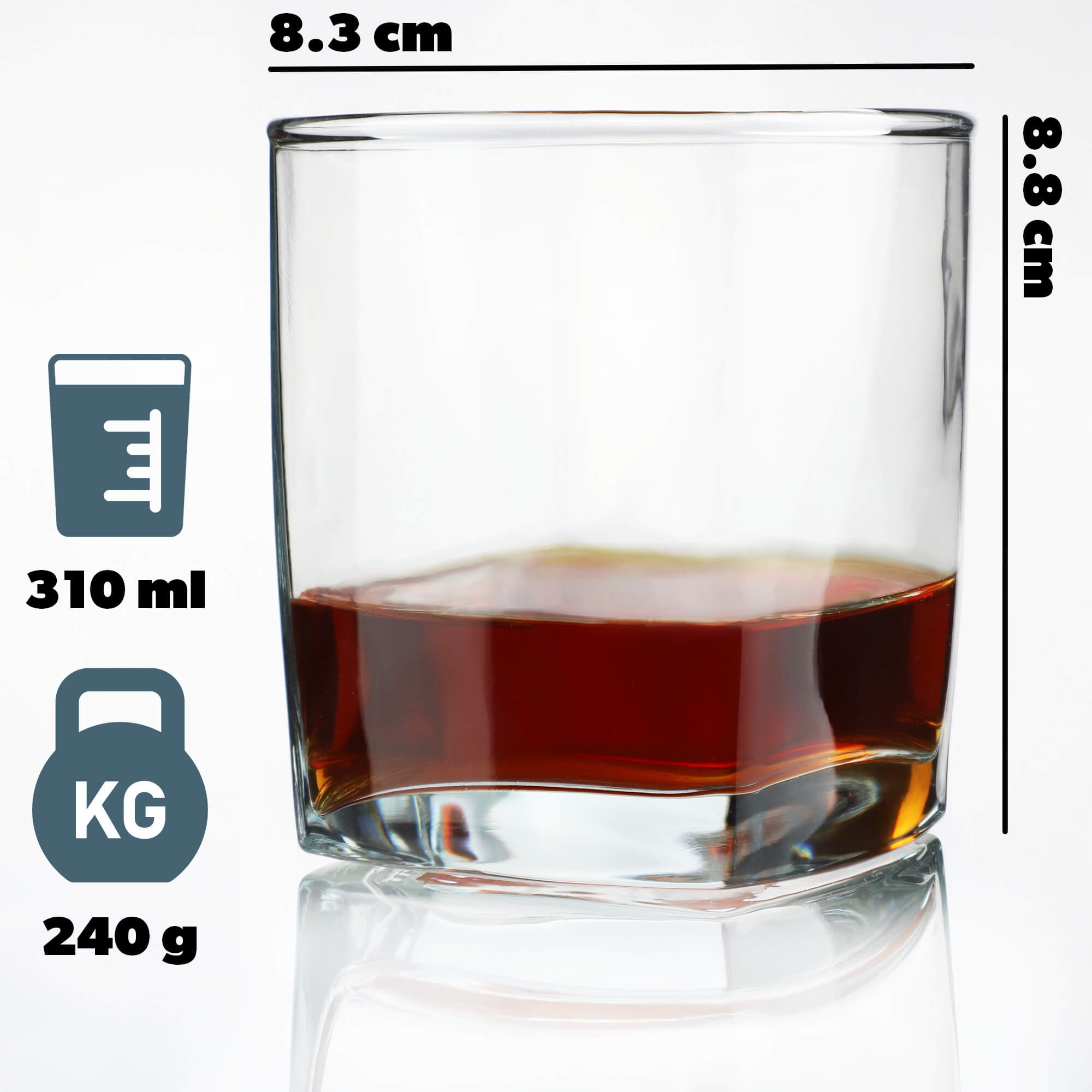 Szklanki Apiro 310ml, 12 szt.