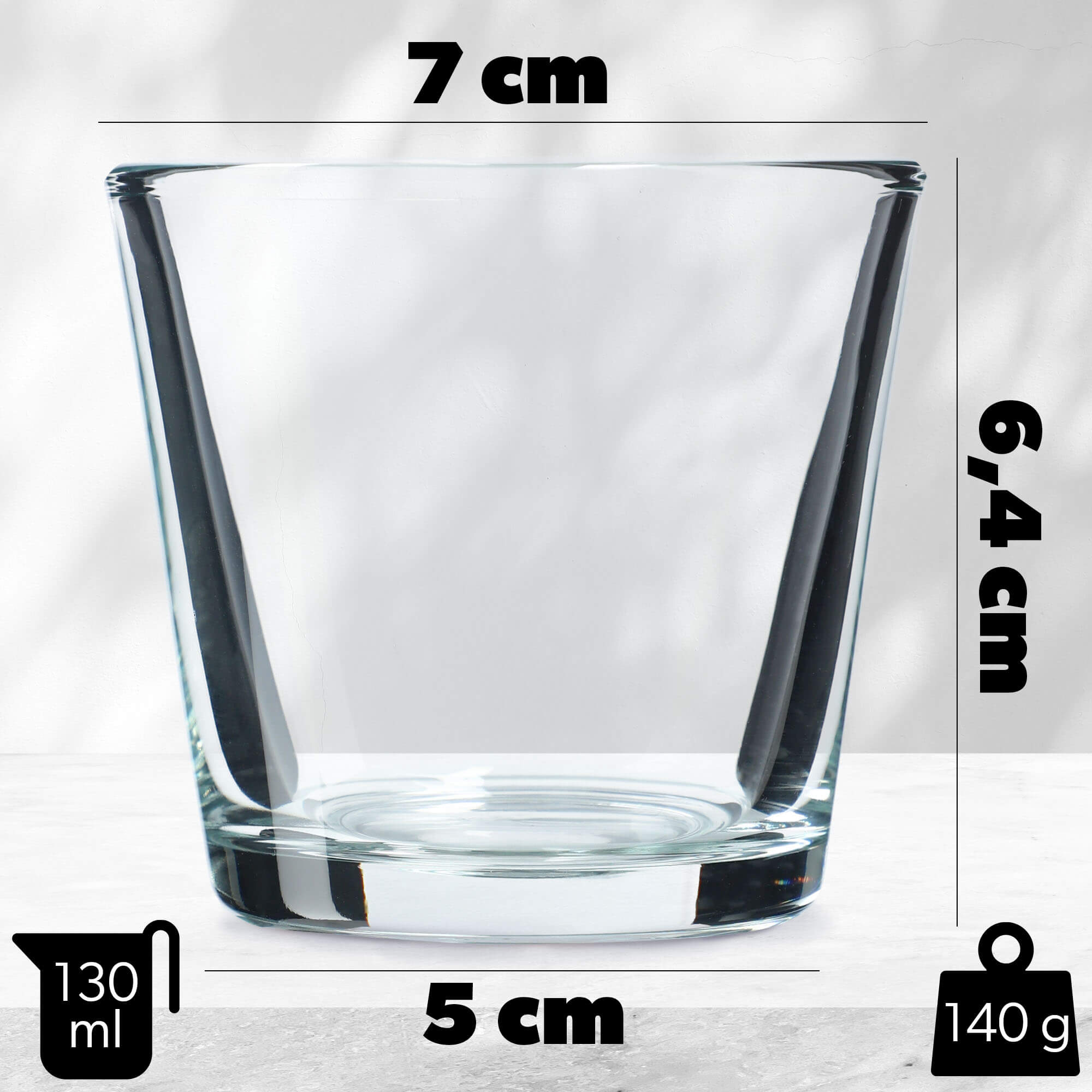 Szklane pojemniki Lago 130 ml, pakiet 6 szt.