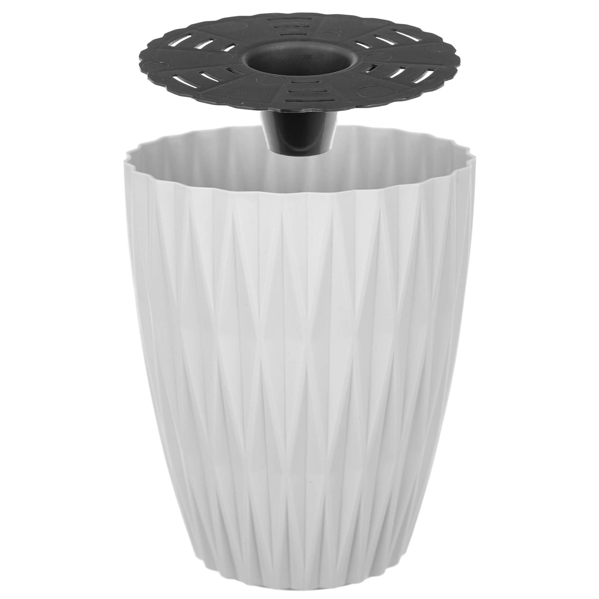 Doniczka z wkładką Terce 18 cm biała