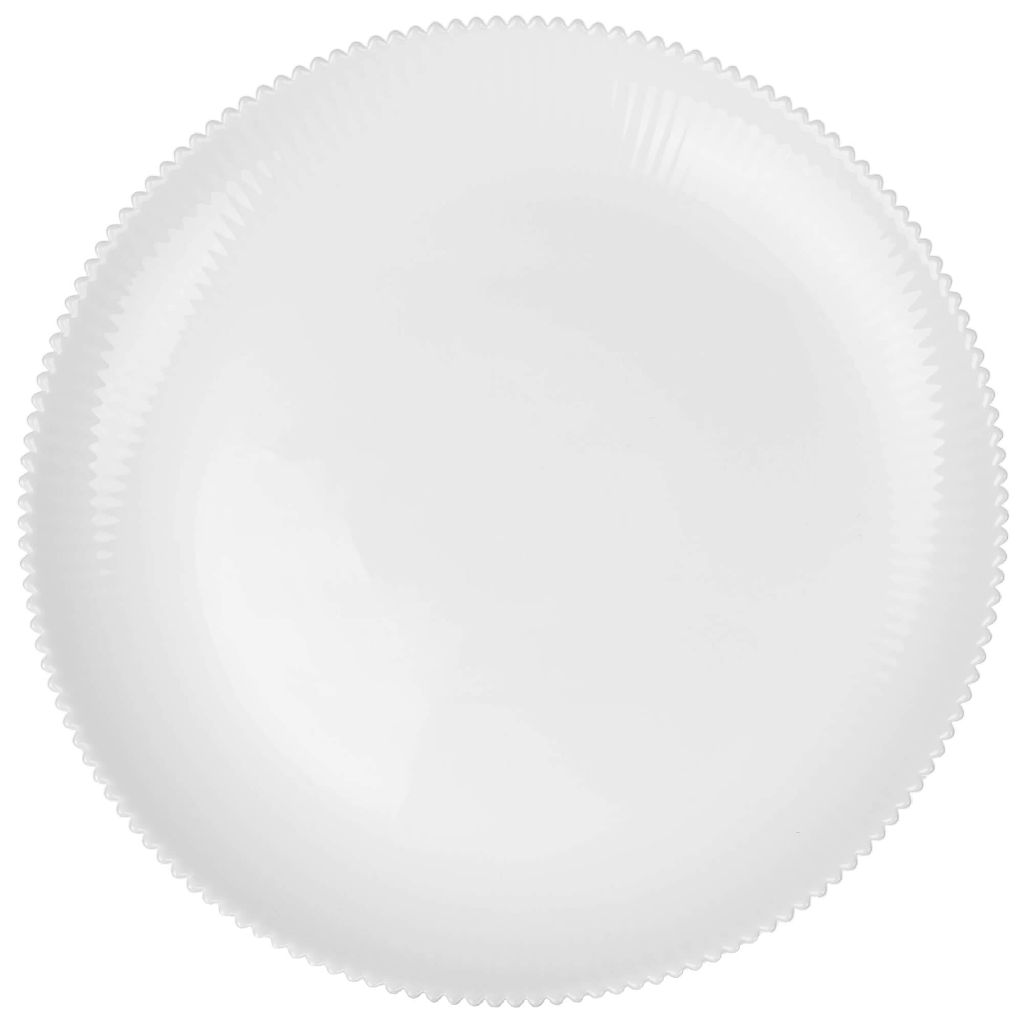 Zestaw obiadowy Regno salaterka 15 cm + talerz deserowy + talerz płytki biały 1 kpl.