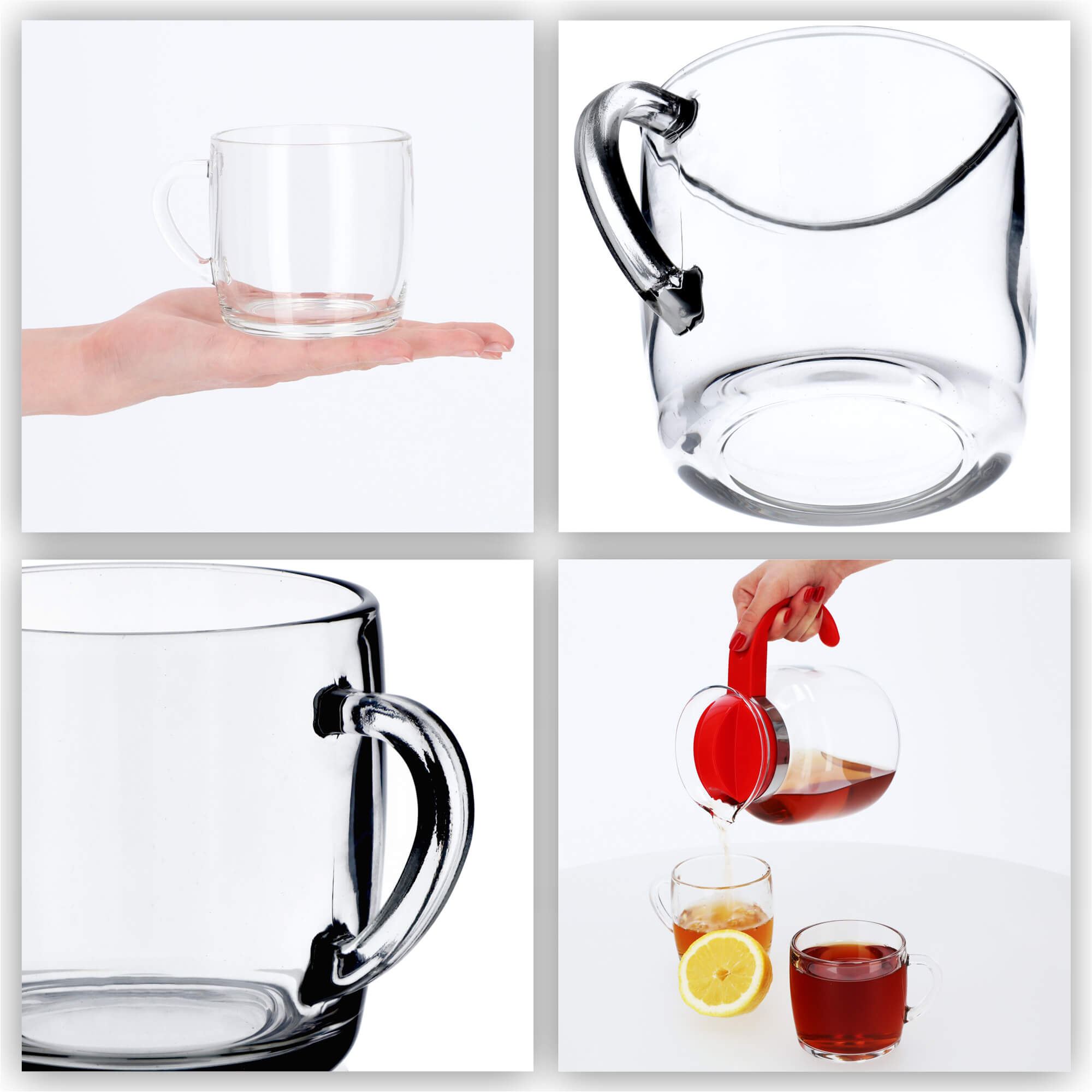 Kubki do kawy i herbaty Barnico 310 ml, 6 szt.