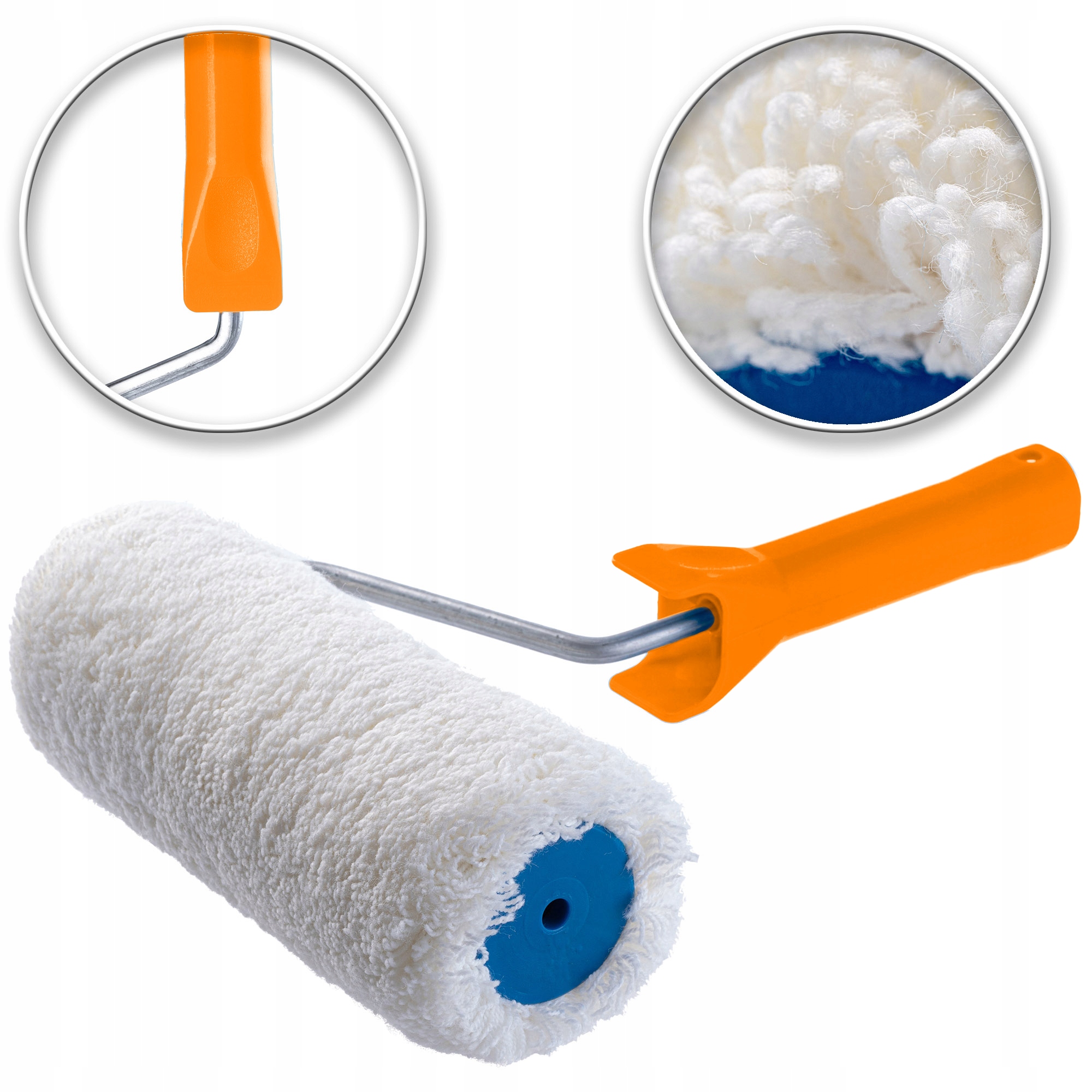 Wałek malarski z rączką Cassiar 25 cm, biały