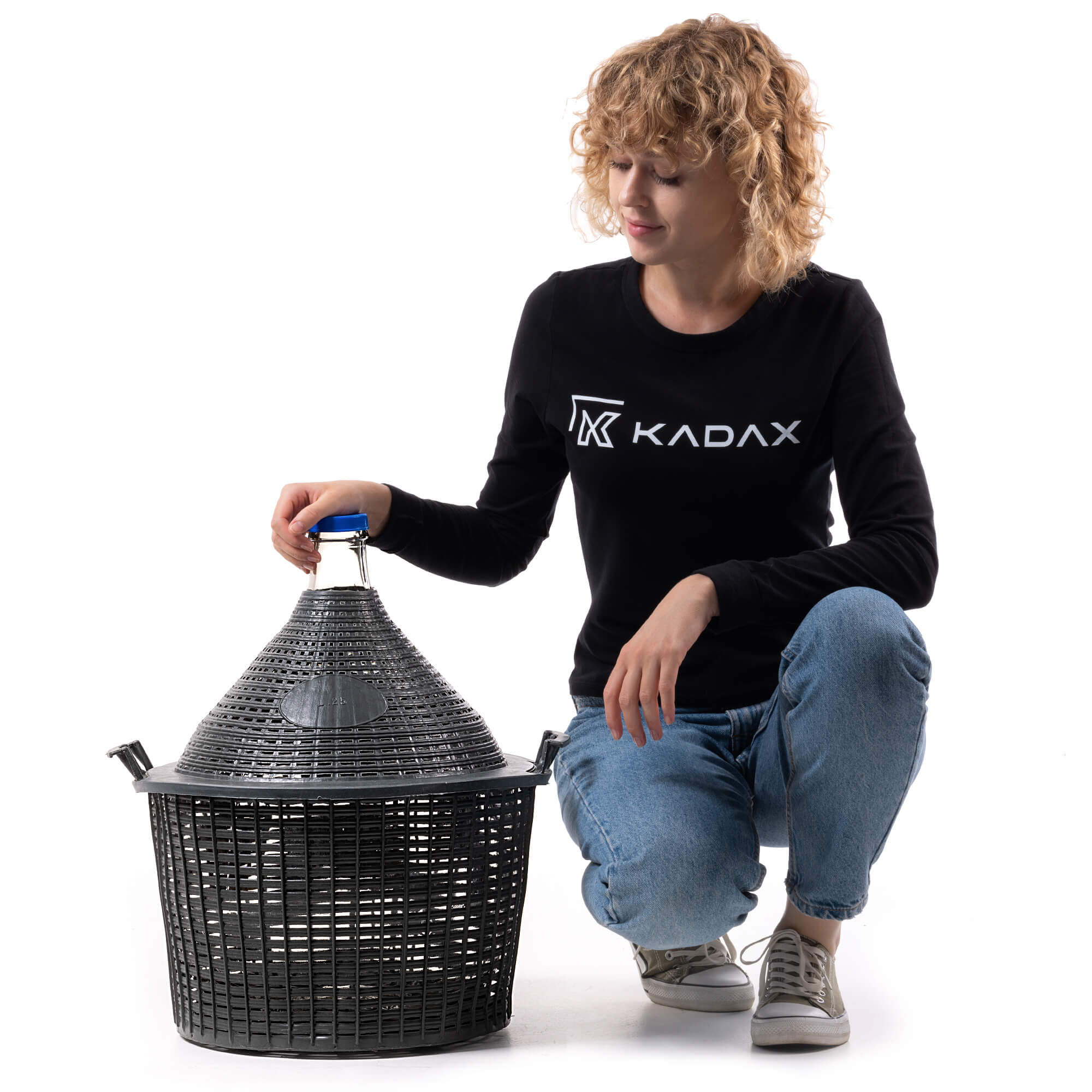 Zestaw winiarski balon 25L + korek nr.3 + szklana rurka