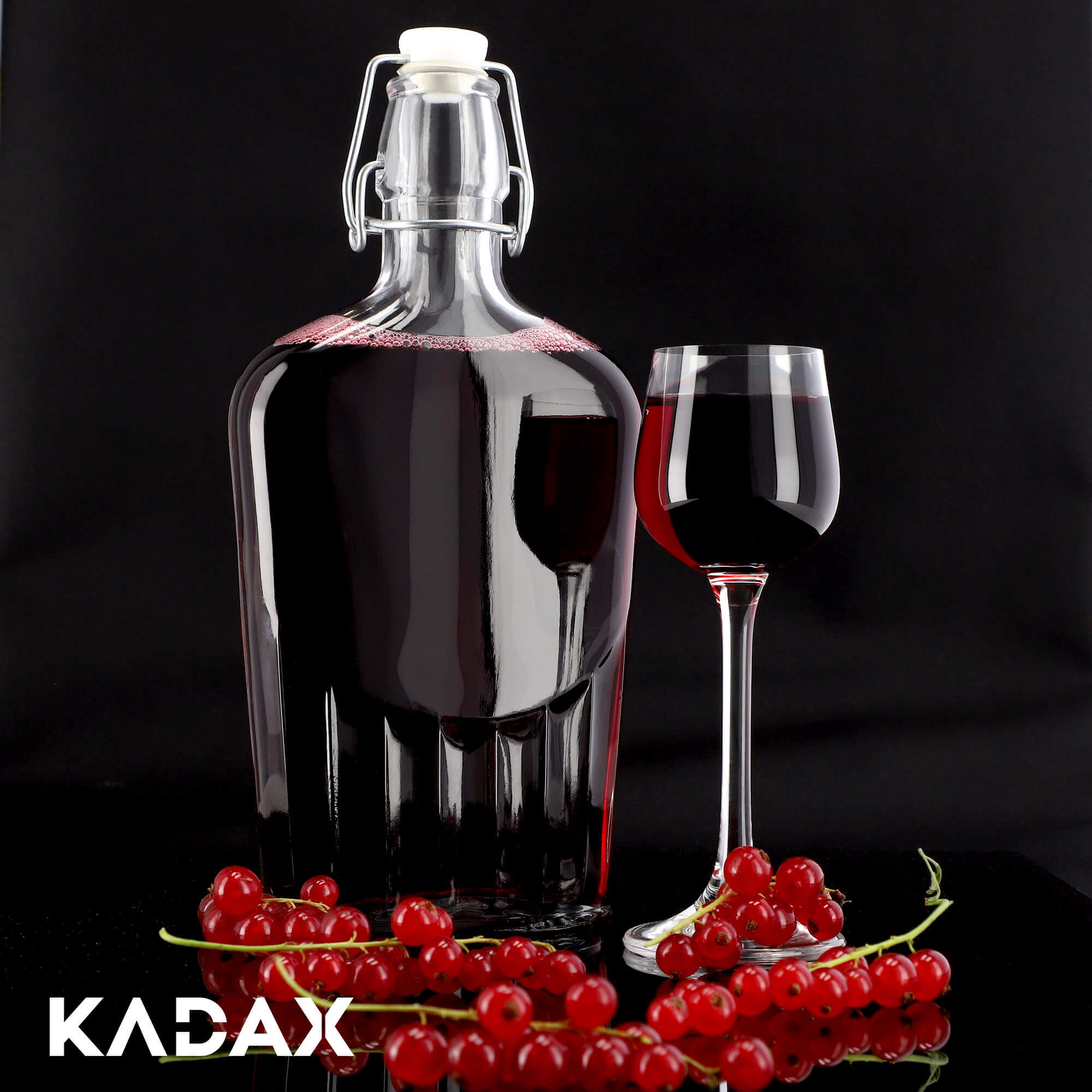 Butelka szklana do nalewek i wina 500 ml