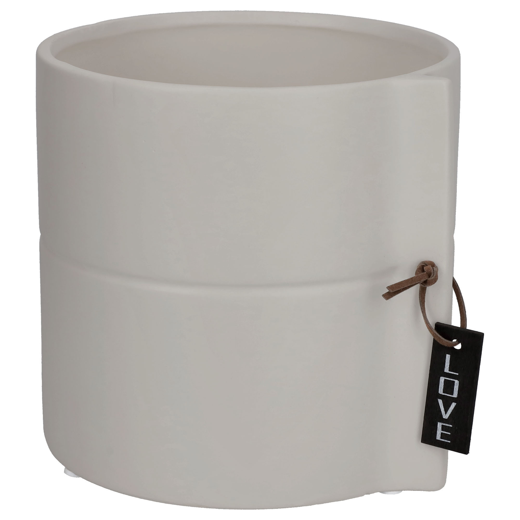 Osłonka ceramiczna 13 cm, szara