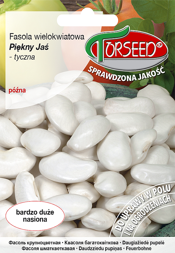 Fasola wielokwiatowa Piękny Jaś 100g