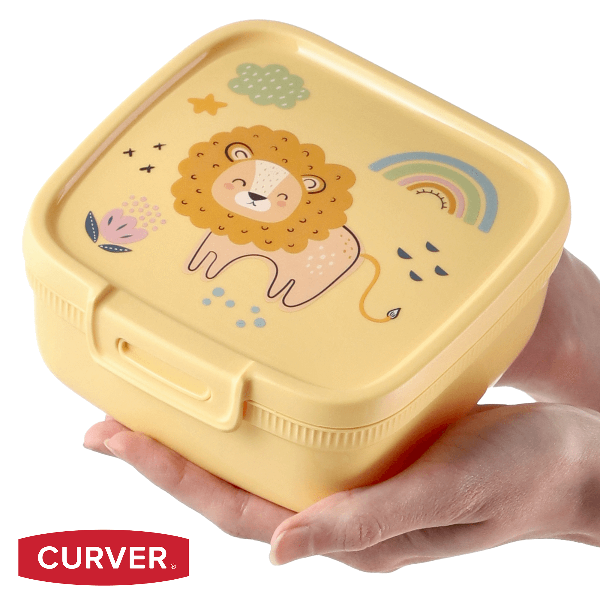 Pojemnik na żywność prostokątny Curver Snap Box 0.9L