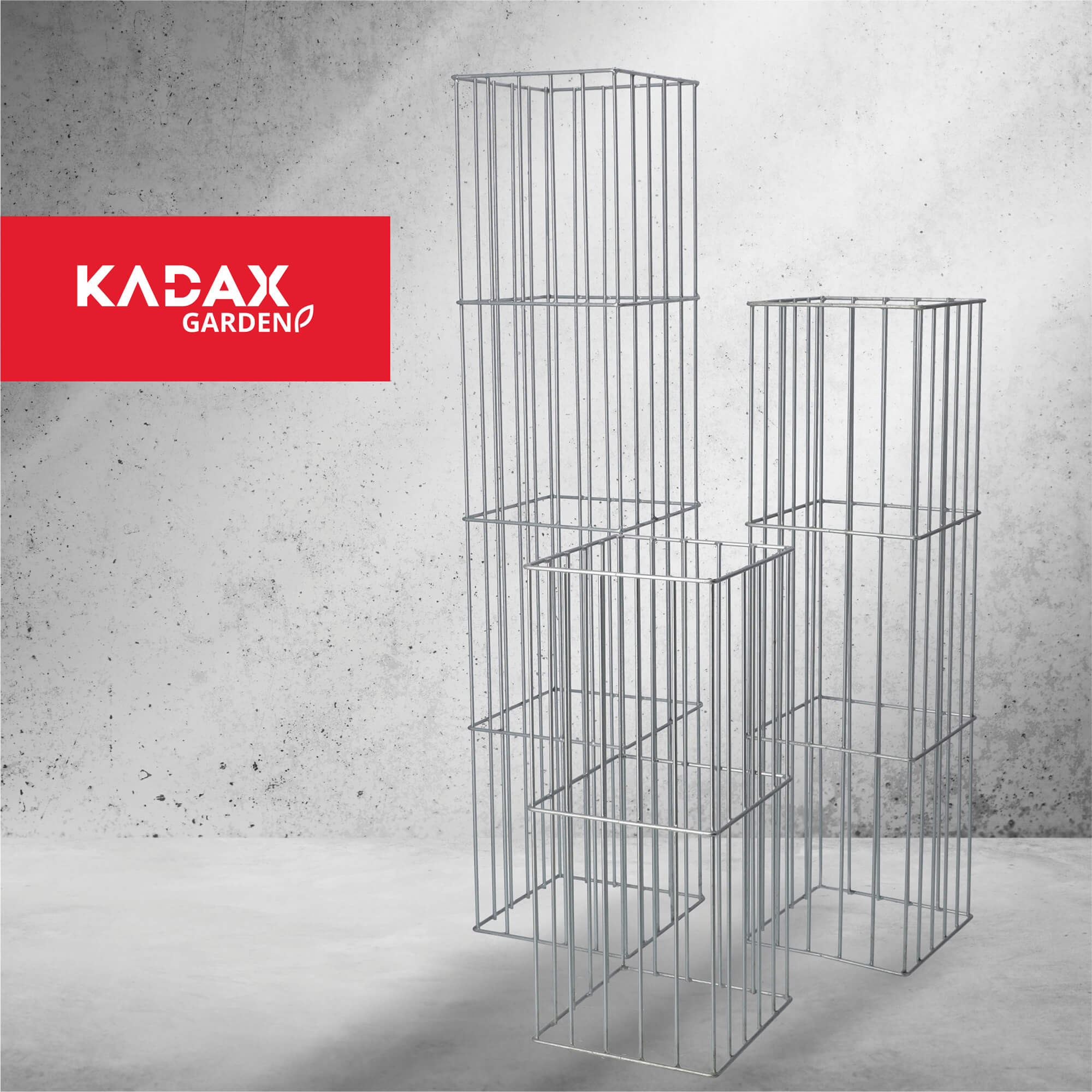 Pergola ogrodowa słup Kanny 60 cm, srebrna