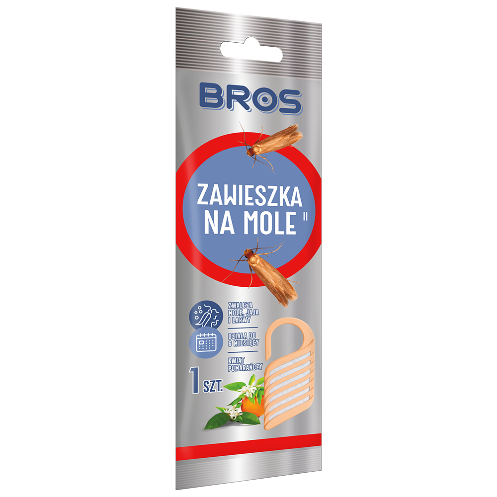 Bros Zawieszka na mole kwiat pomarańczy 1 szt.