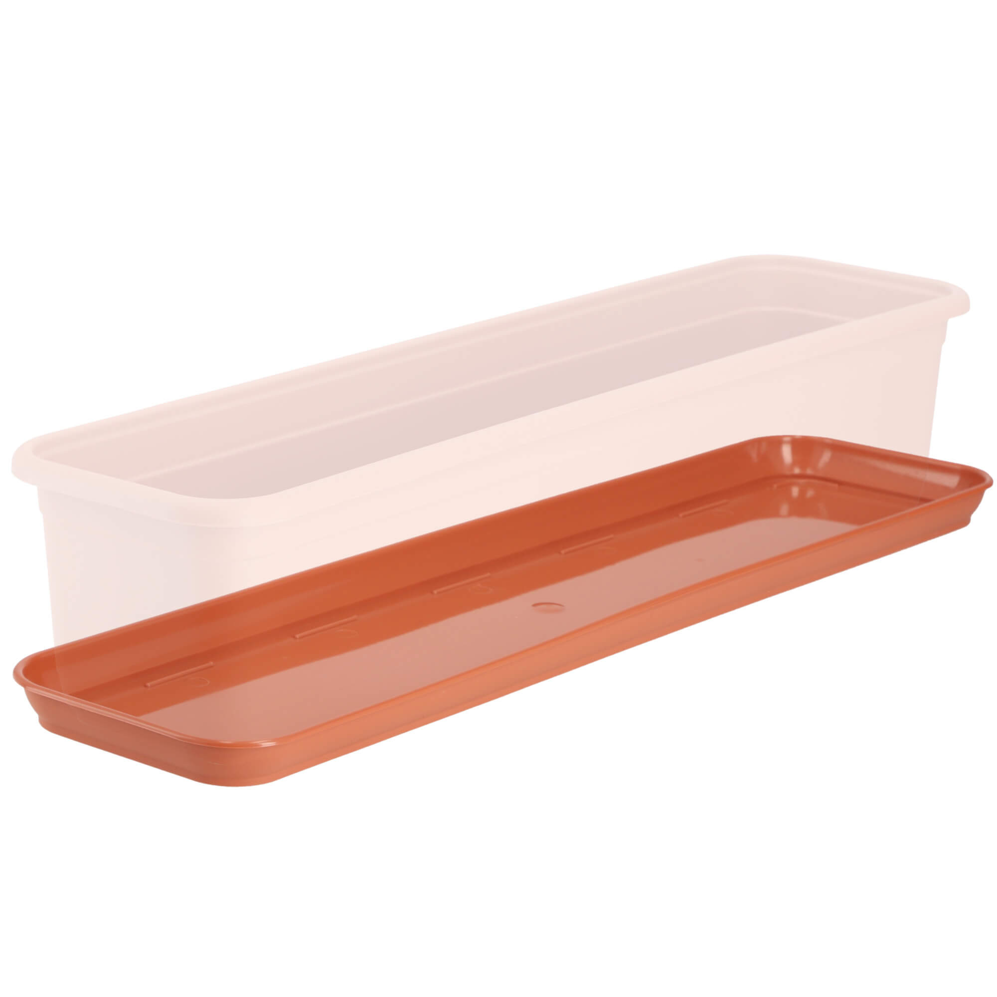Podstawka na skrzynkę balkonową Evron 60 cm, terrakota