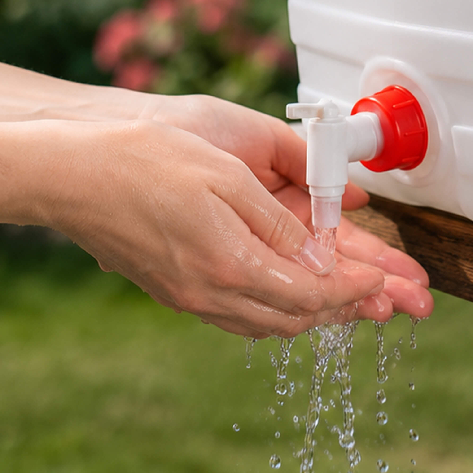 Plastikowa beczka z kranikiem Asele na wodę 5L