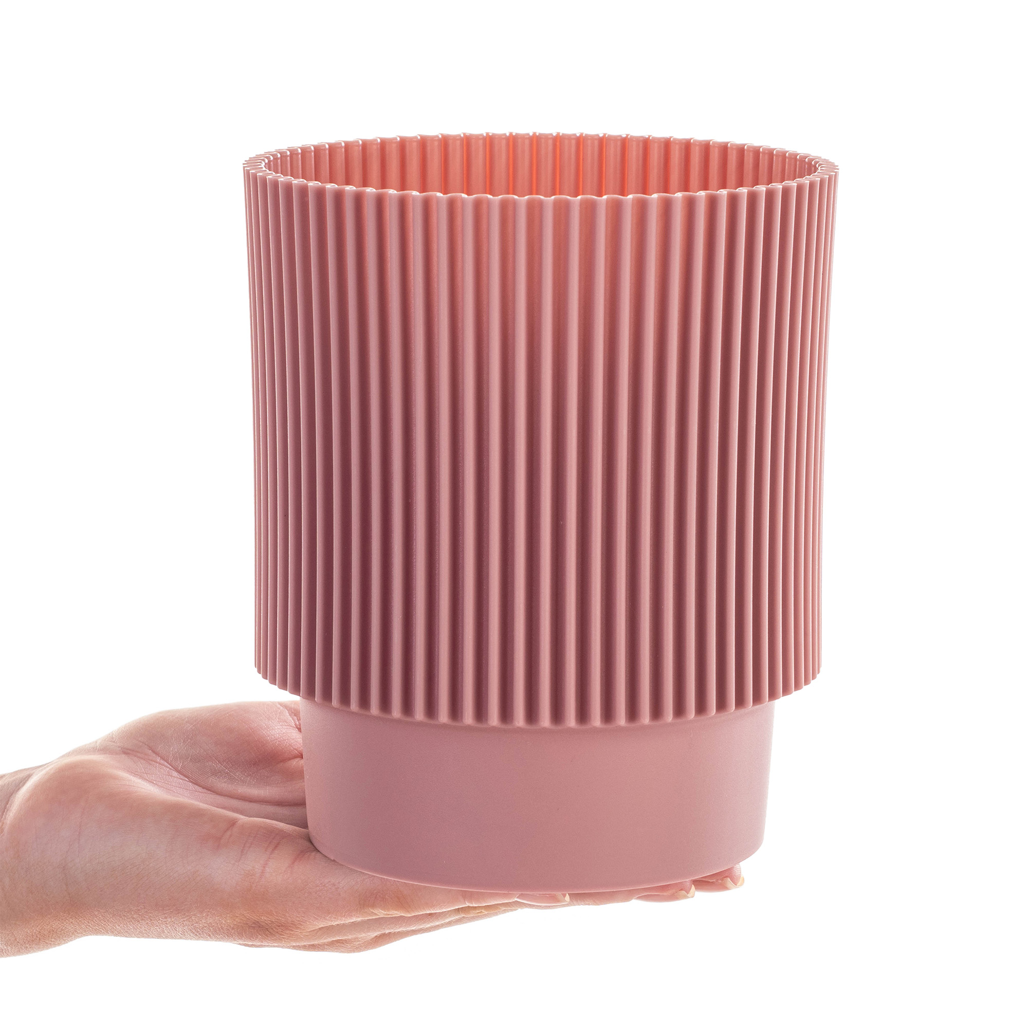 Doniczka na kwiaty Aldeia 14cm różowy