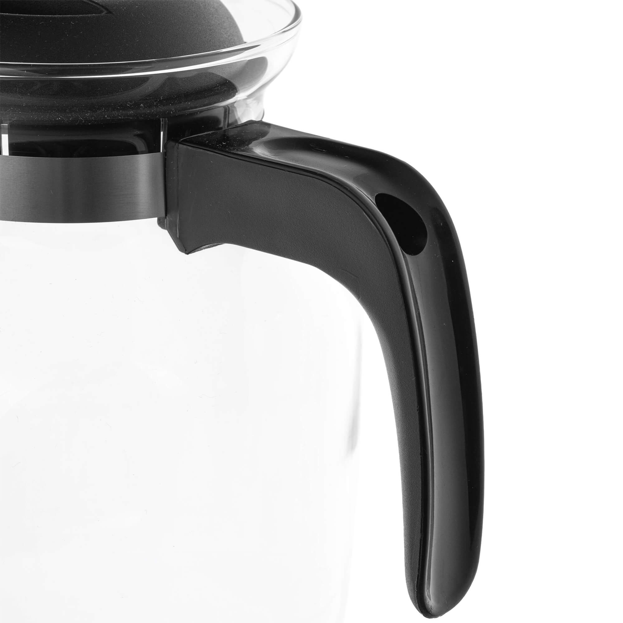 Dzbanek żaroodporny Flond, 1,5L, czarny