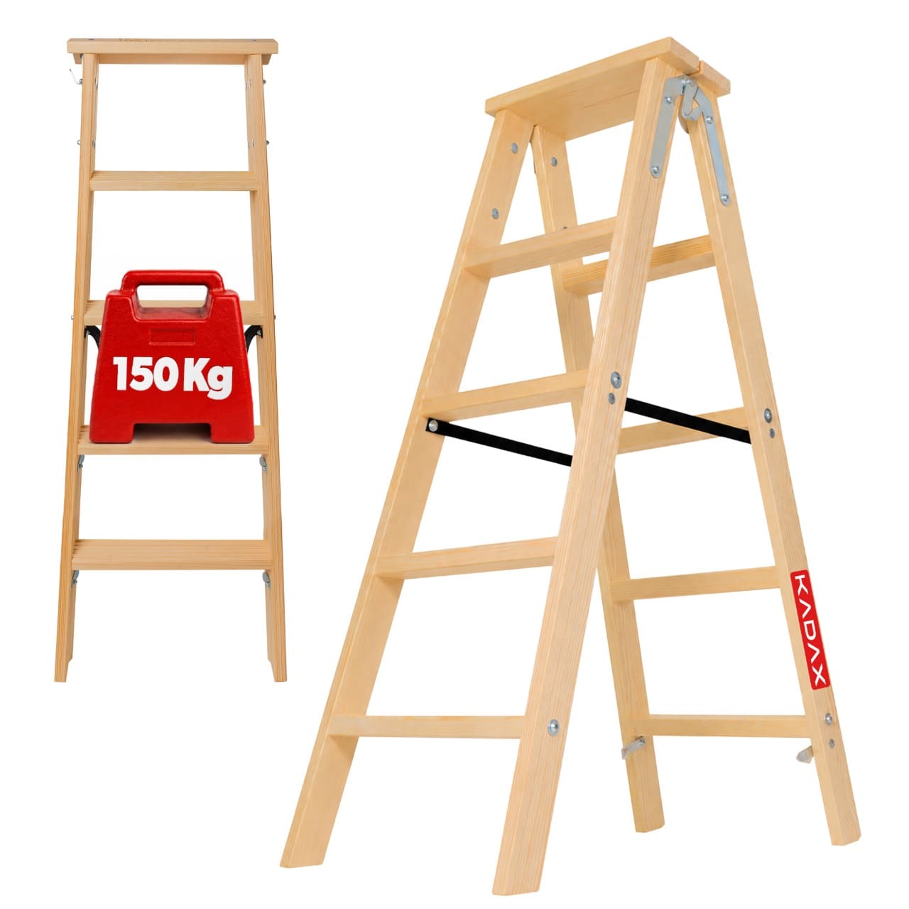 Drabina drewniana Opawa 5 stopni