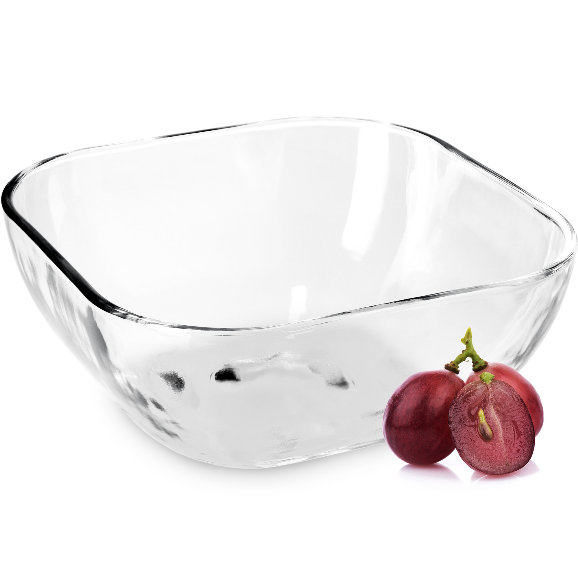 Salaterka szklana Carini 16 cm, przezroczysta