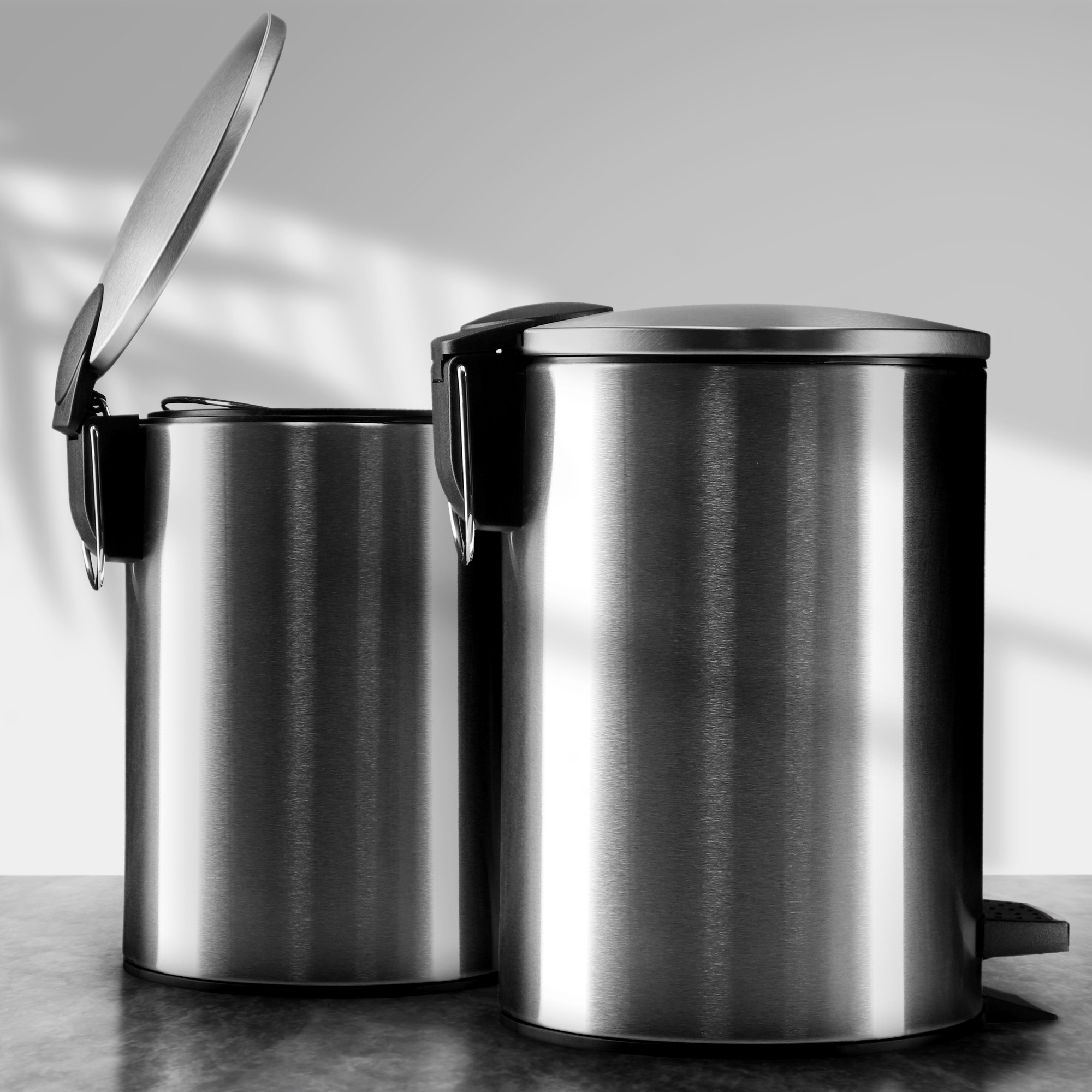 Kosz łazienkowy Linter stalowy, 3L