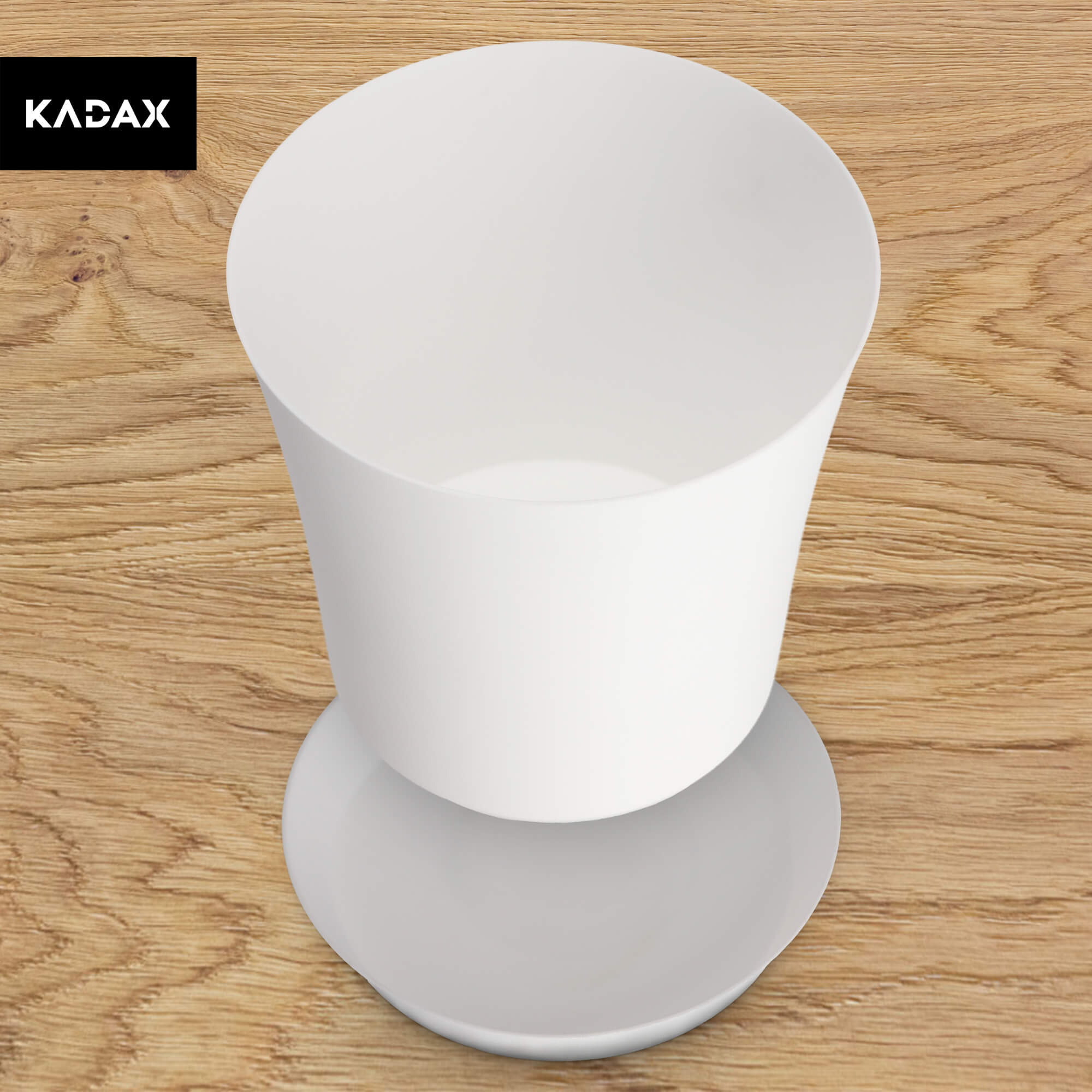 Doniczka na kwiaty Ersa 14 cm, biała