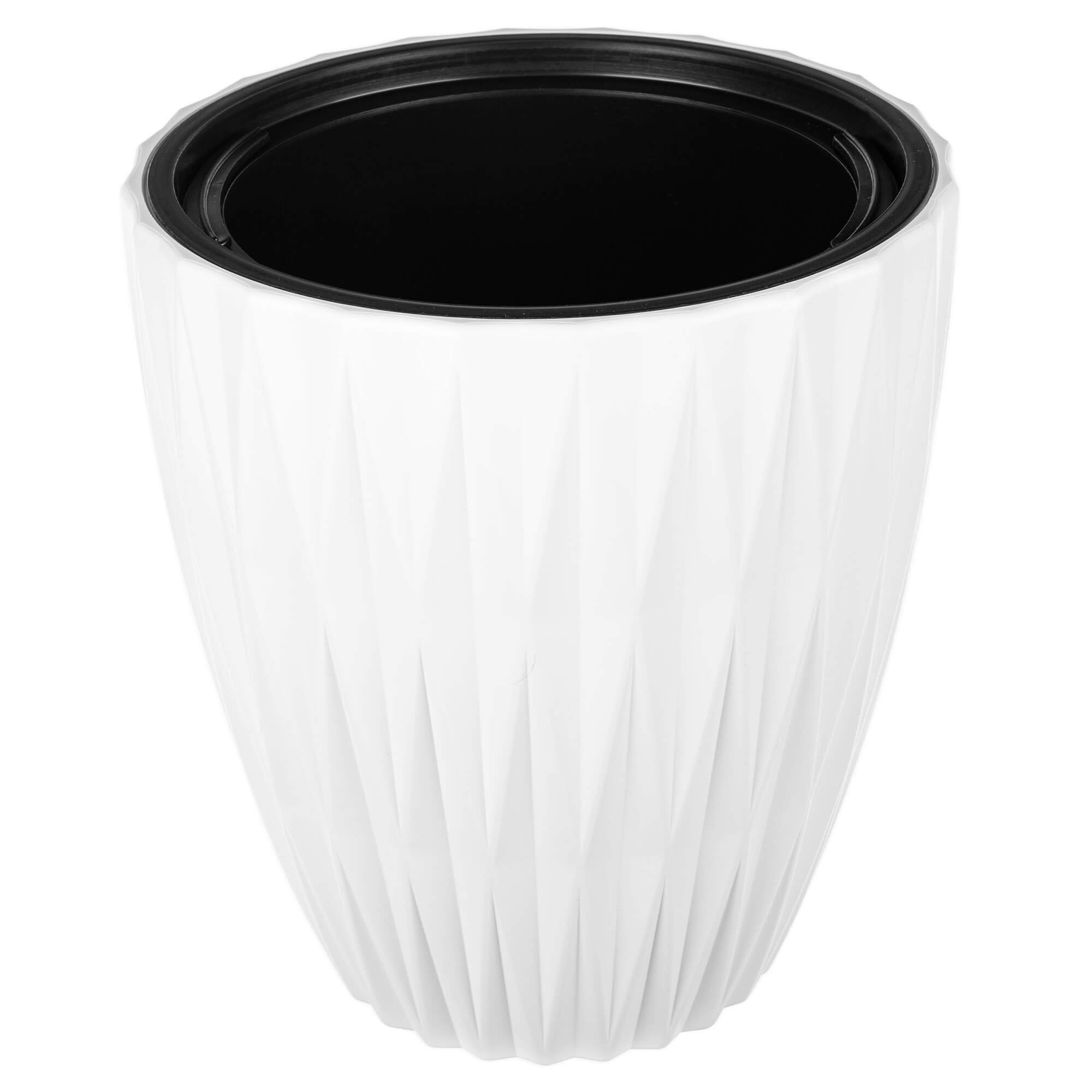 Doniczka Caro 40 cm, biała, 1 szt.