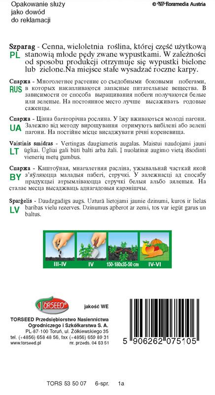 Szparag Argenteuil 1g