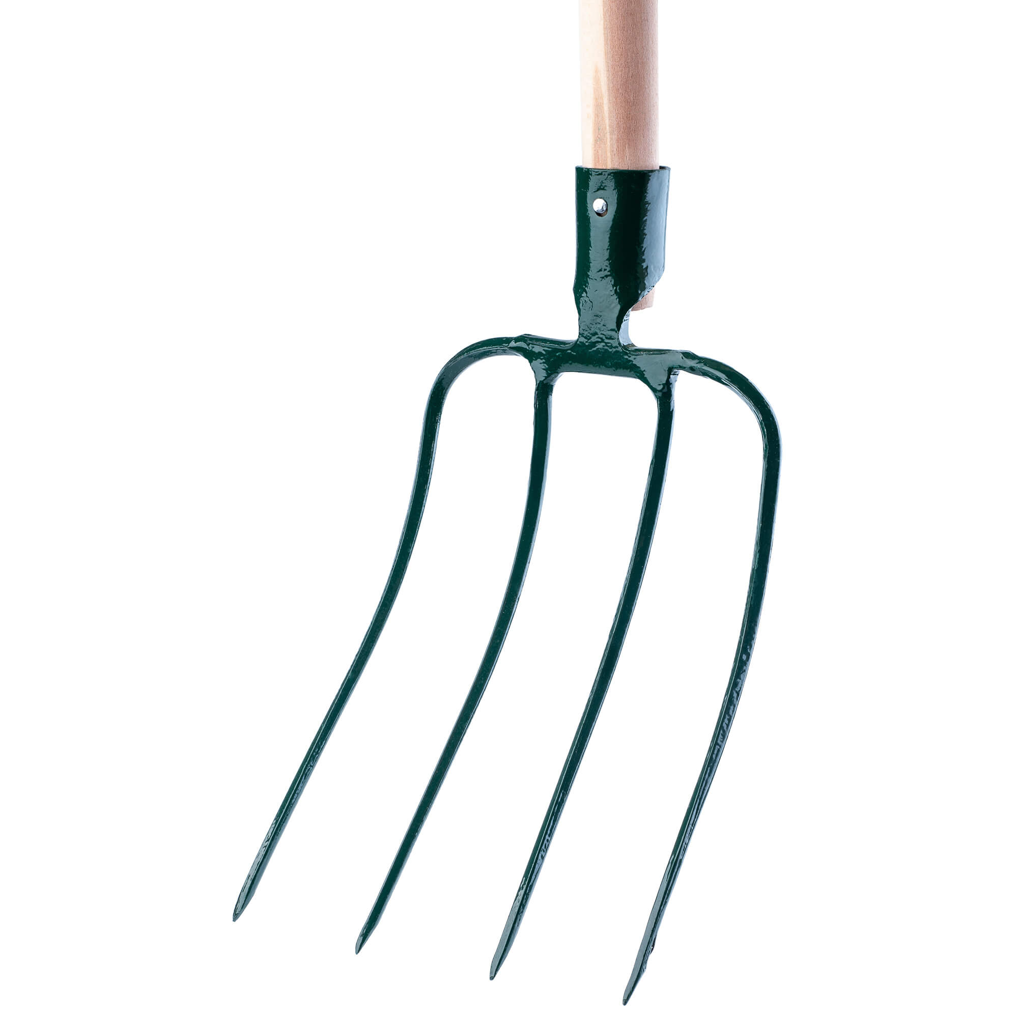 Widły do siania Varzi 4 zęby 129 cm, zielone