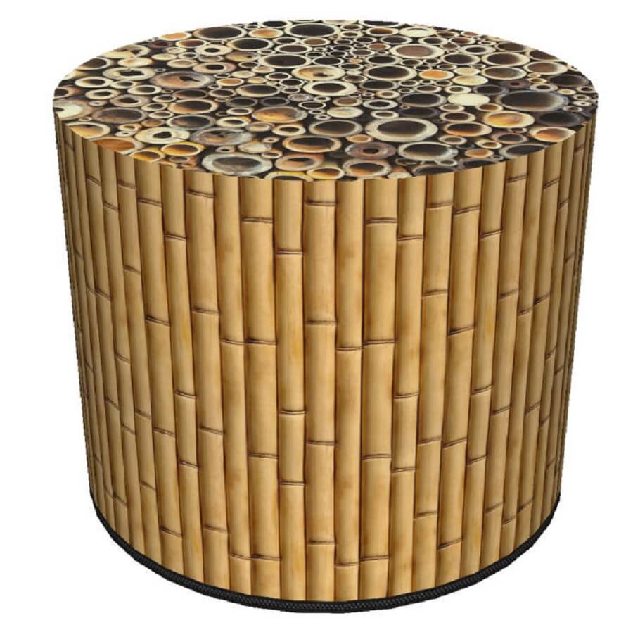 Pufa dekoracyjna Fasano 40 x 41 cm, bambus