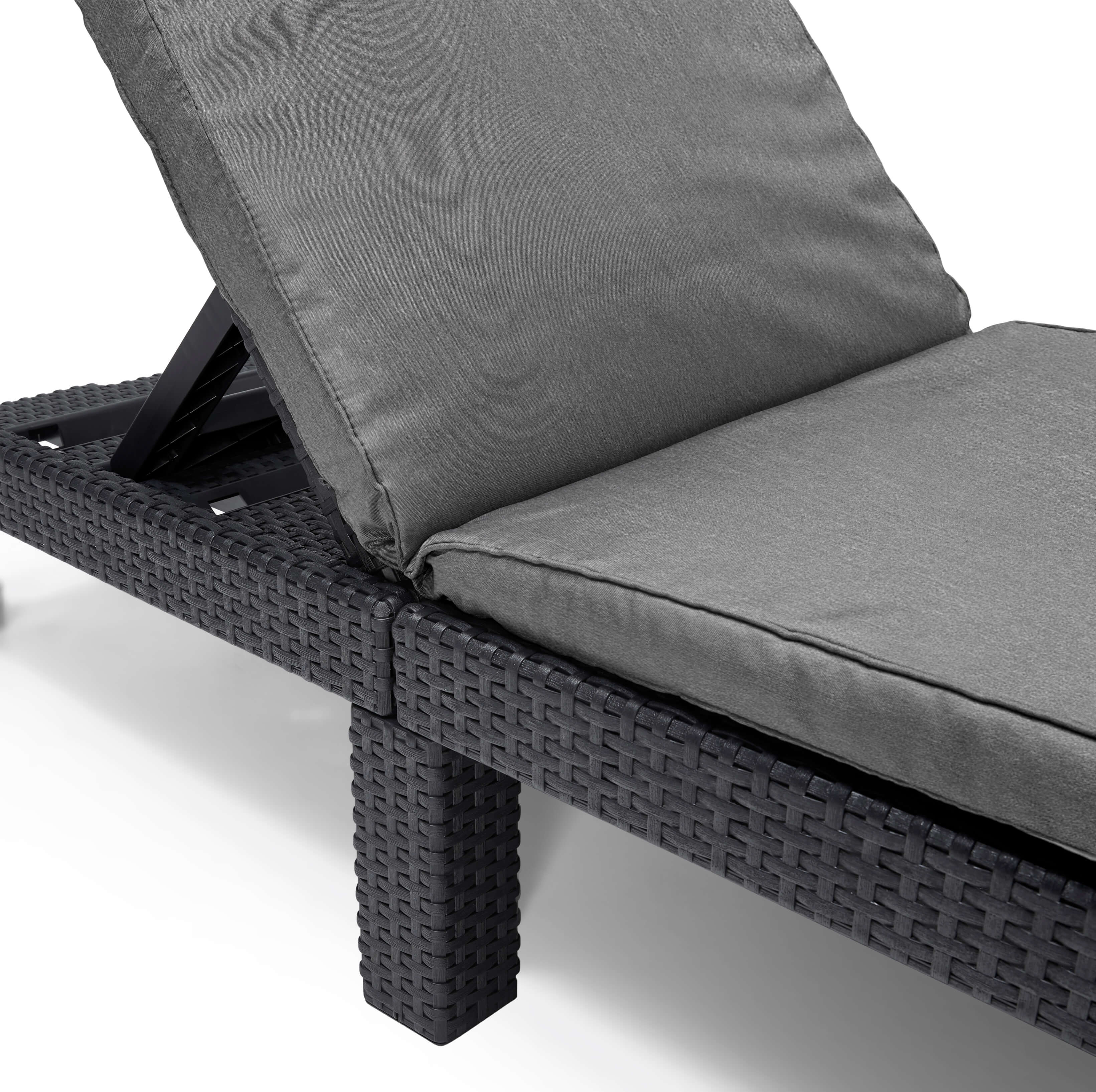 Leżak ogrodowy Keter Daytona Deluxe 65 x 195 cm, szary