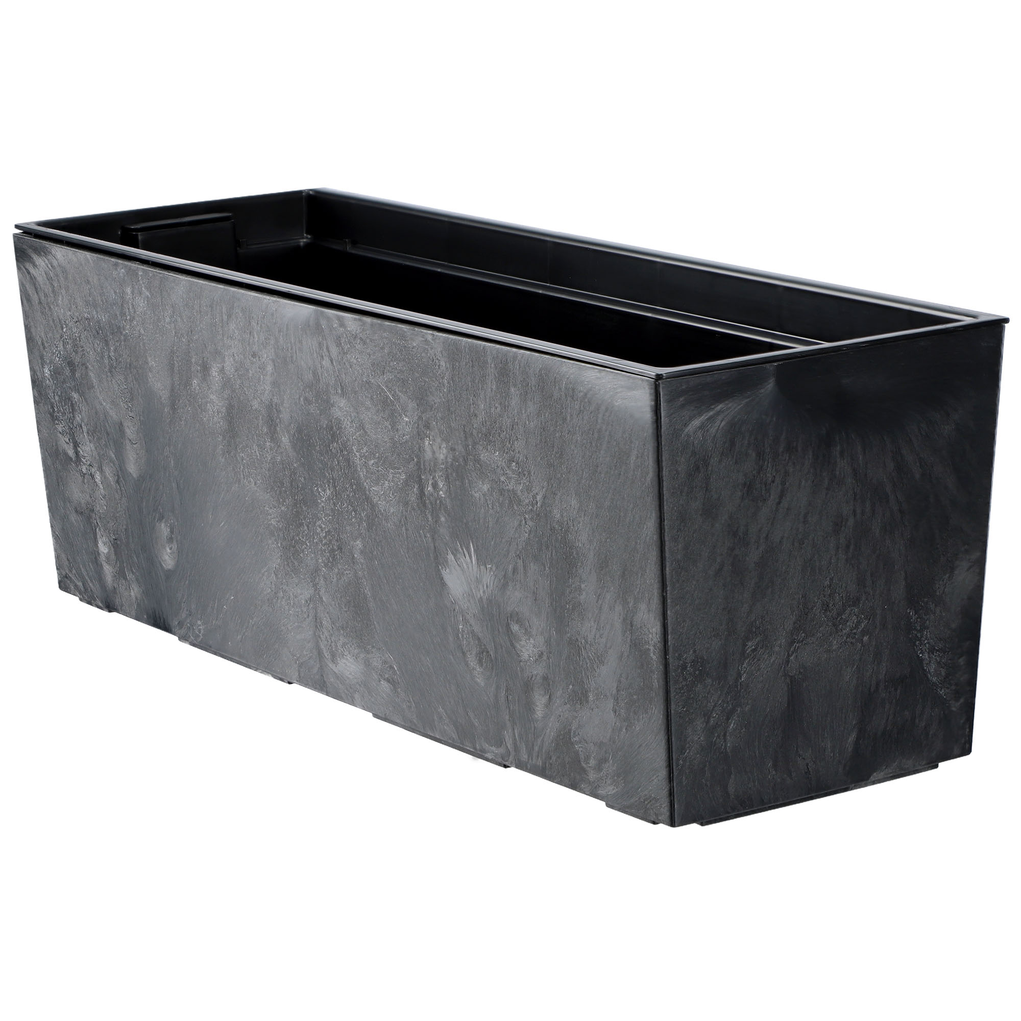 Skrzynka balkonowa Fontana 56cm czarny beton