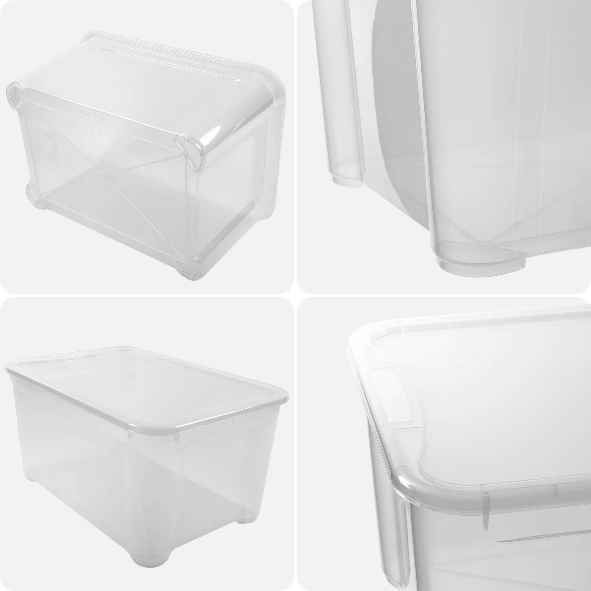 Pojemnik z przykrywką 70L Curver T Box, transparentny