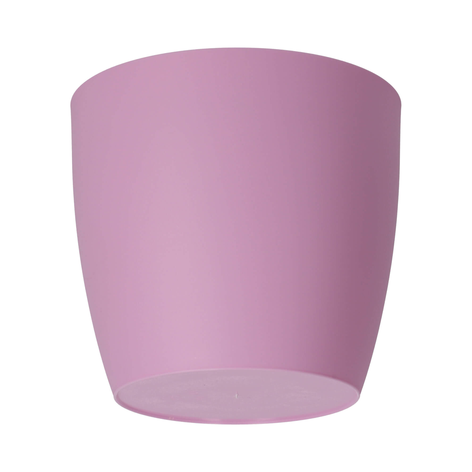 Doniczka Agen z podstawką 30 cm, matowa różowa