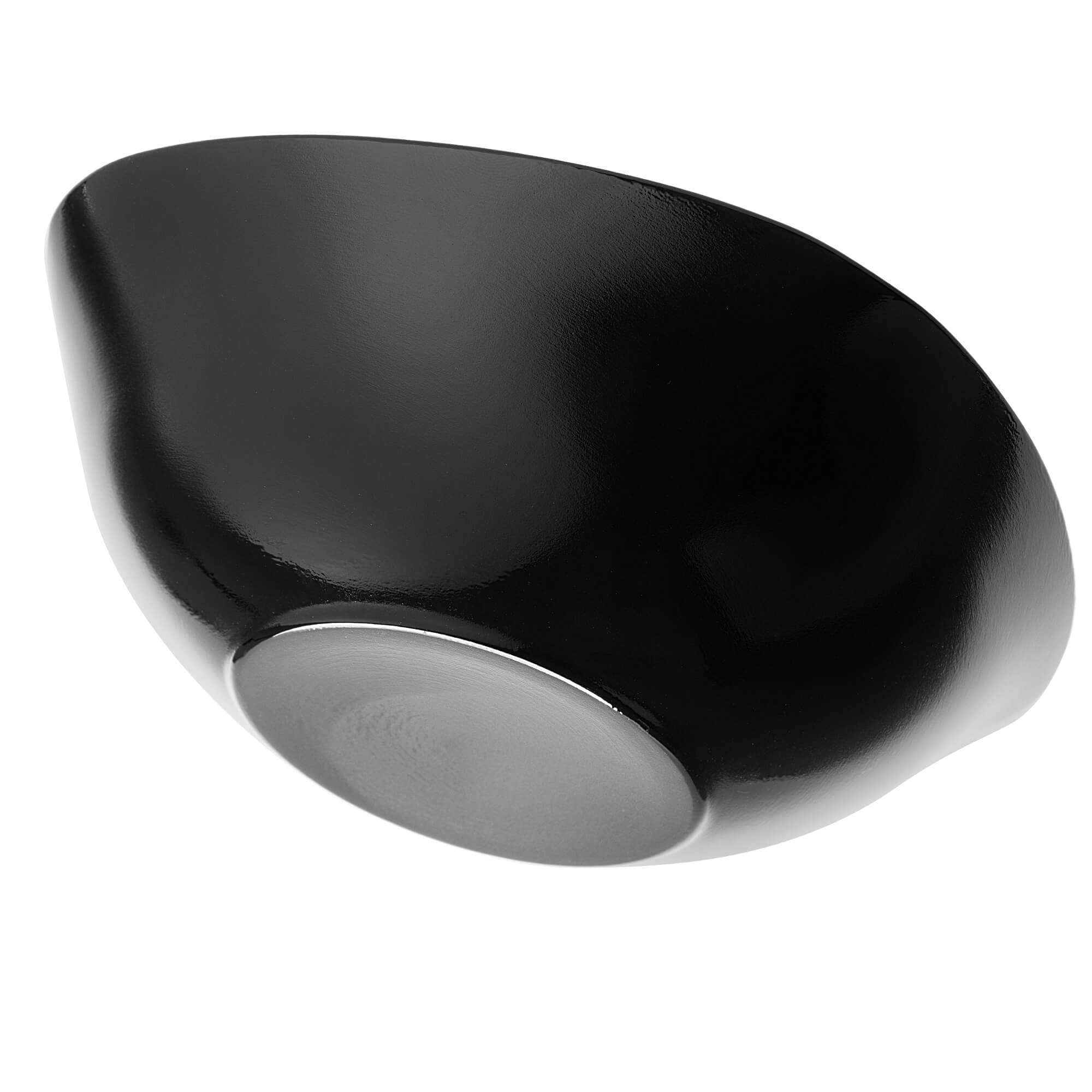Salaterka szklana Irpino 15 cm czarna 6 szt.