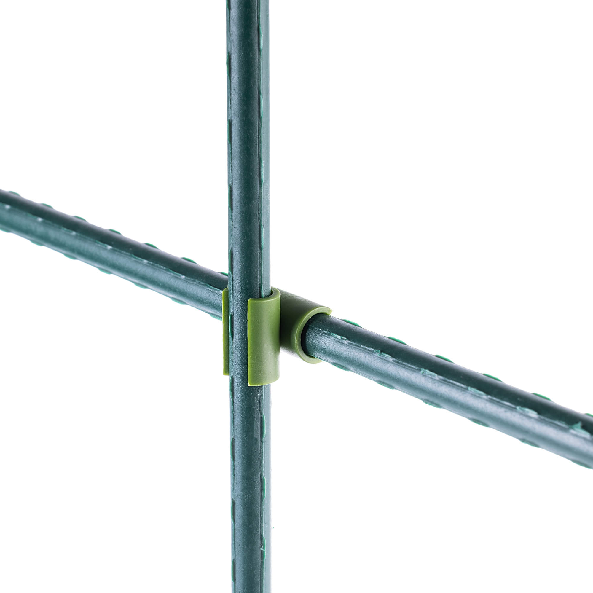 Łącznik kątowy do tyczek Lugo 11 mm, zielony 10 szt.
