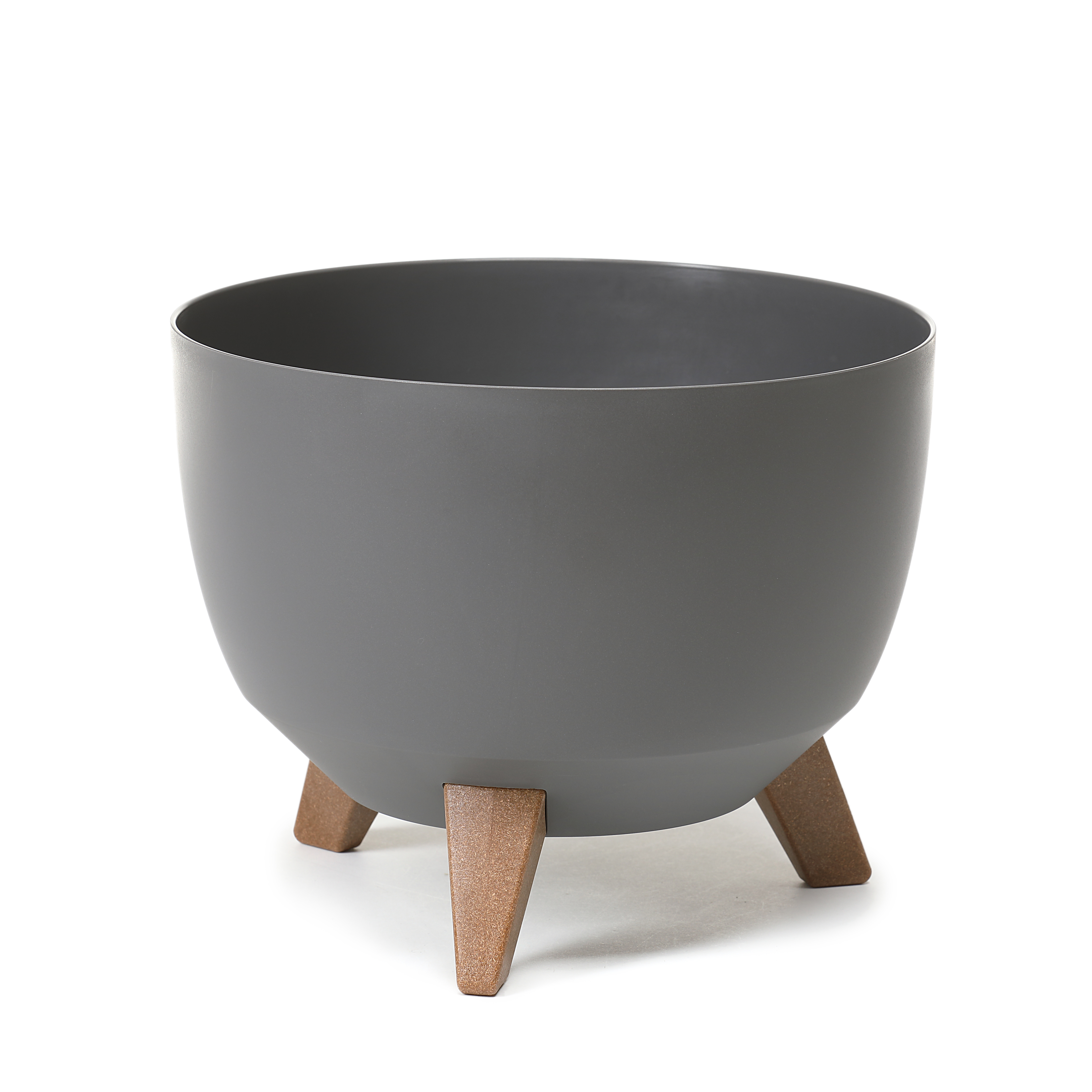 Misa na kwiaty z nóżkami Luri 24 cm, antracyt
