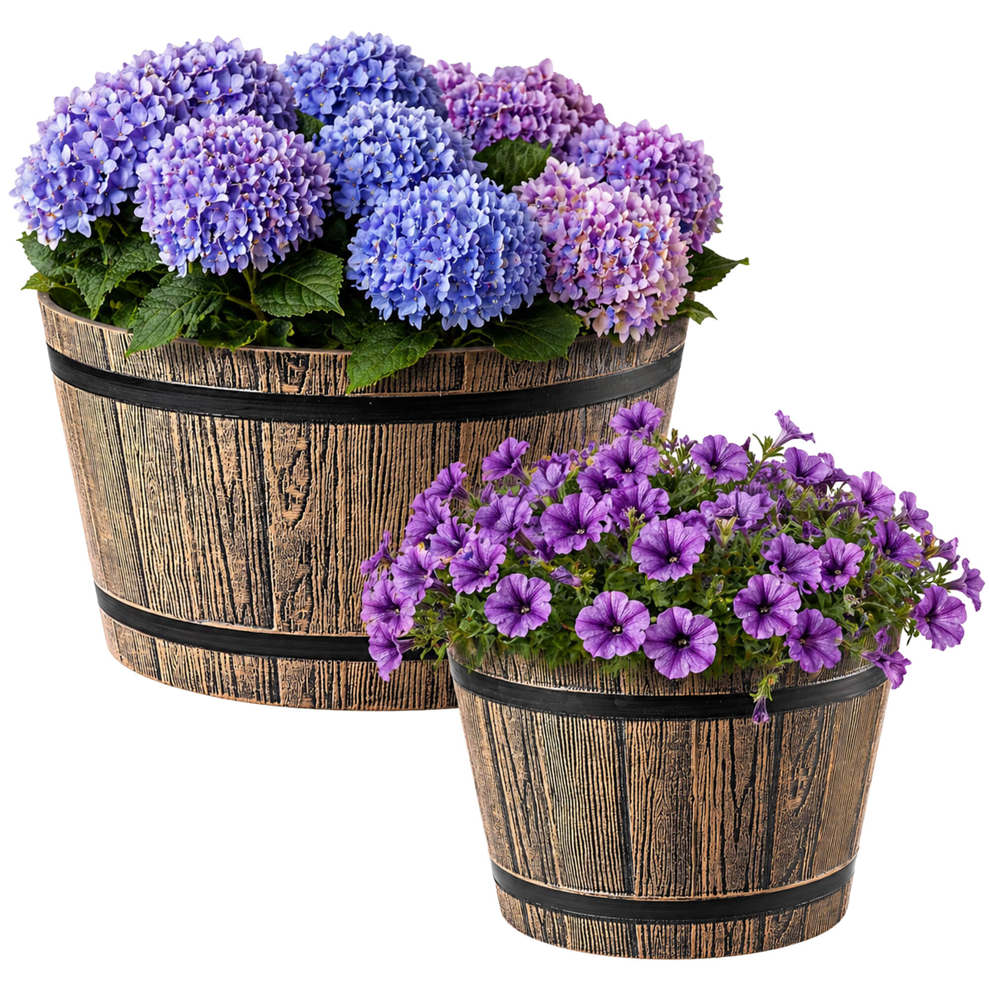 Donica na kwiaty Sori 30, 40 cm, mokka