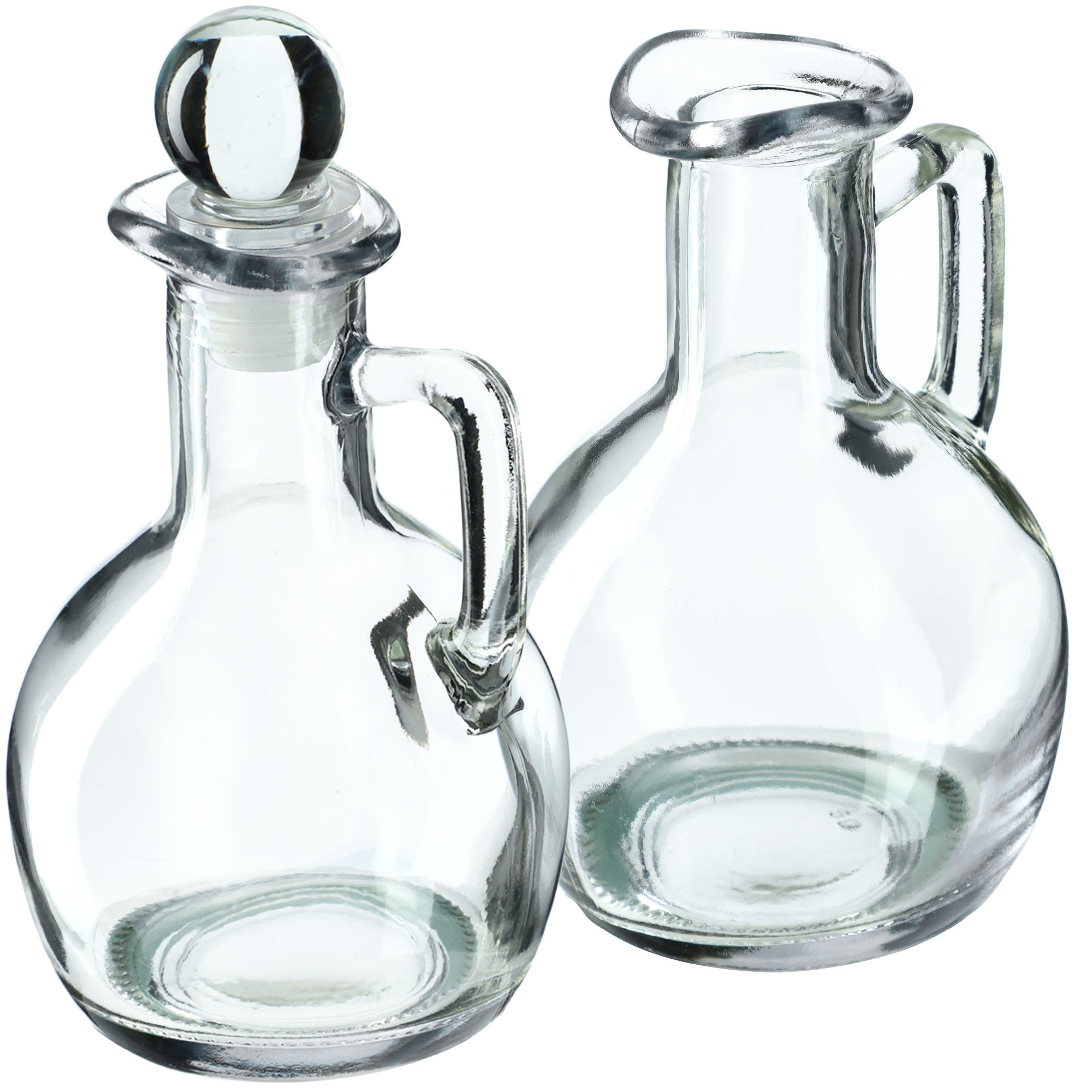 Zestaw szklanych butelek Renaro z uchem 100ml 2szt.