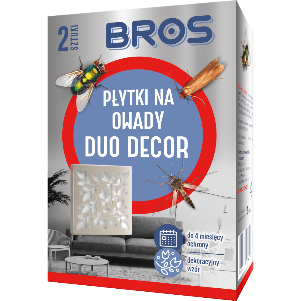 Bros Płytki na owady Duo-Decor 2 szt.