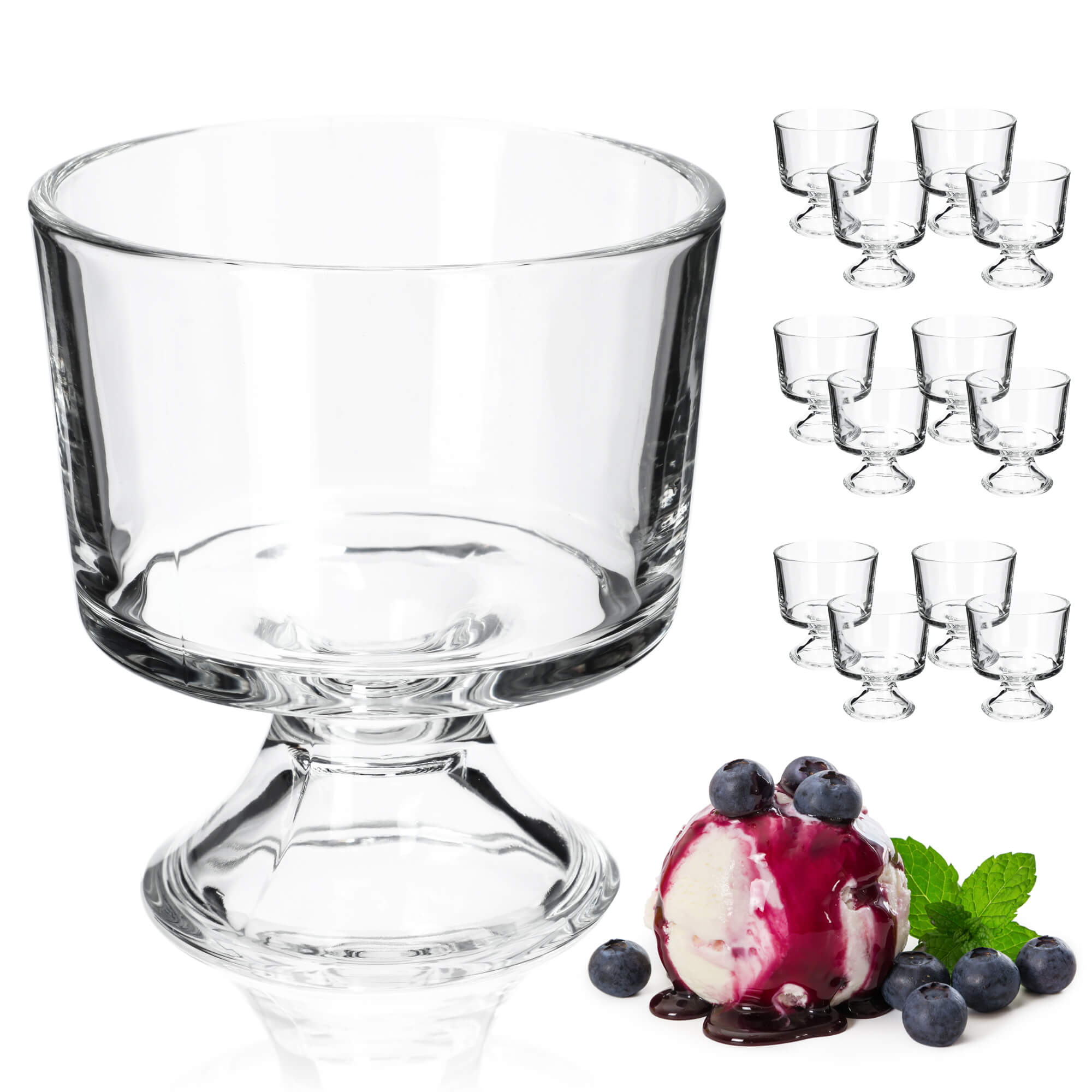 Pucharek do lodów i deserów Pisa 280 ml, 12 szt.
