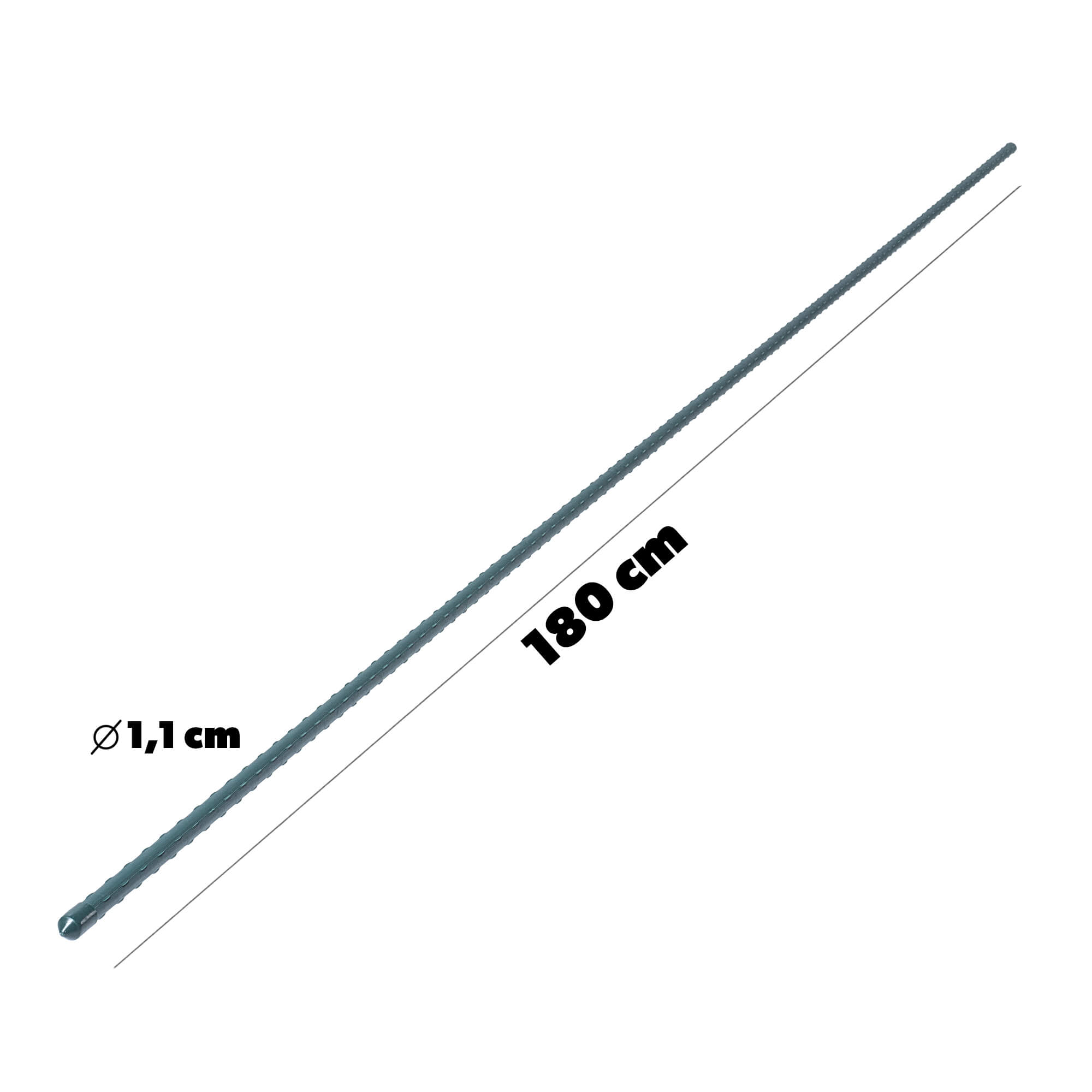 Podpora ogrodowa tyczka do roślin Trang 180cm 11mm 5szt