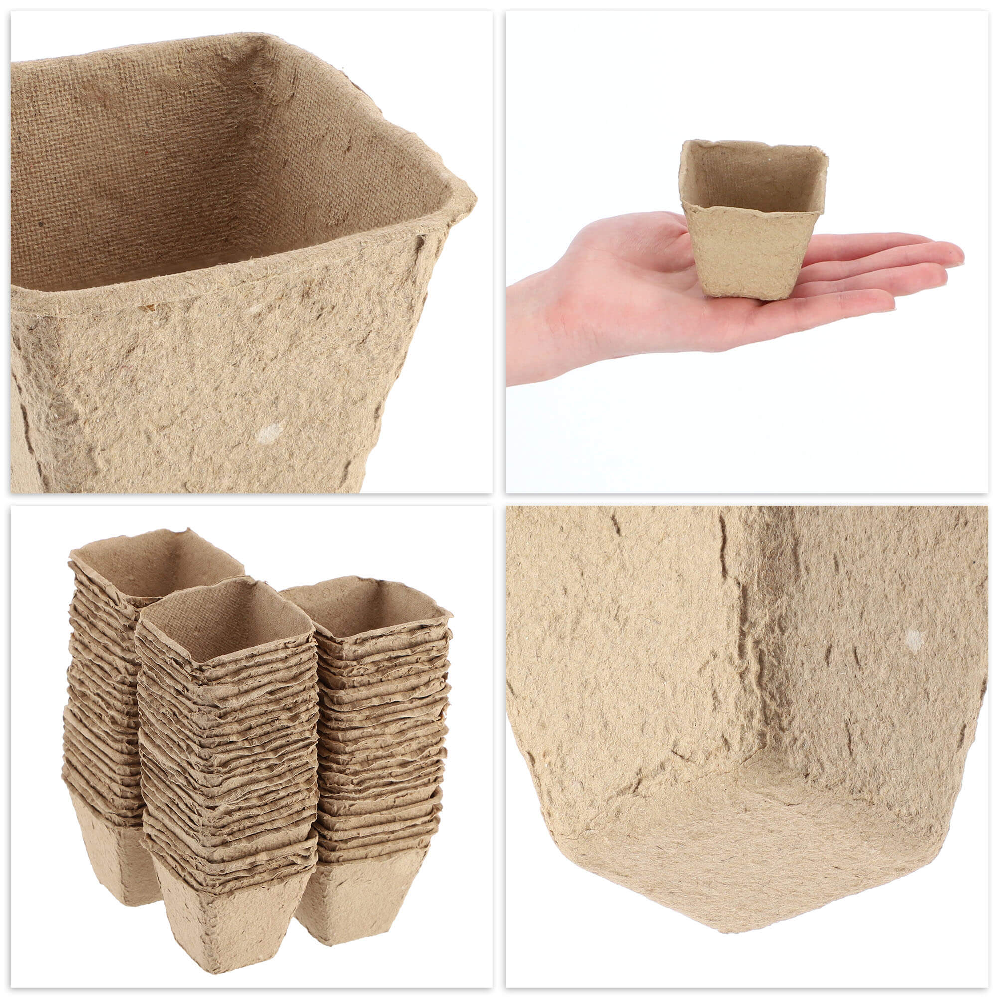 Doniczki torfowe Turgon, 6 x 5 cm, 72 szt.