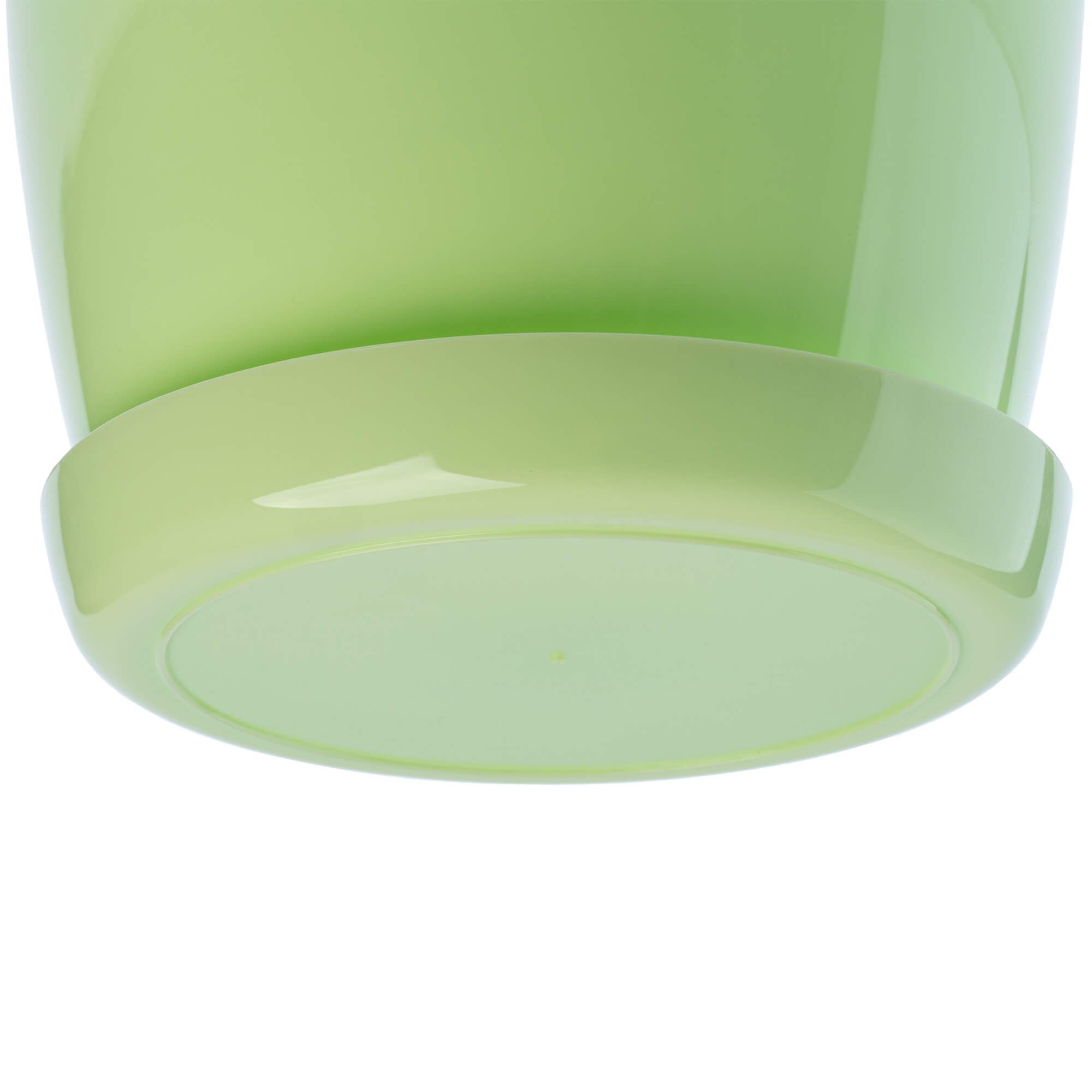 Doniczka na kwiaty z podstawką 12 cm, pastelowa zieleń