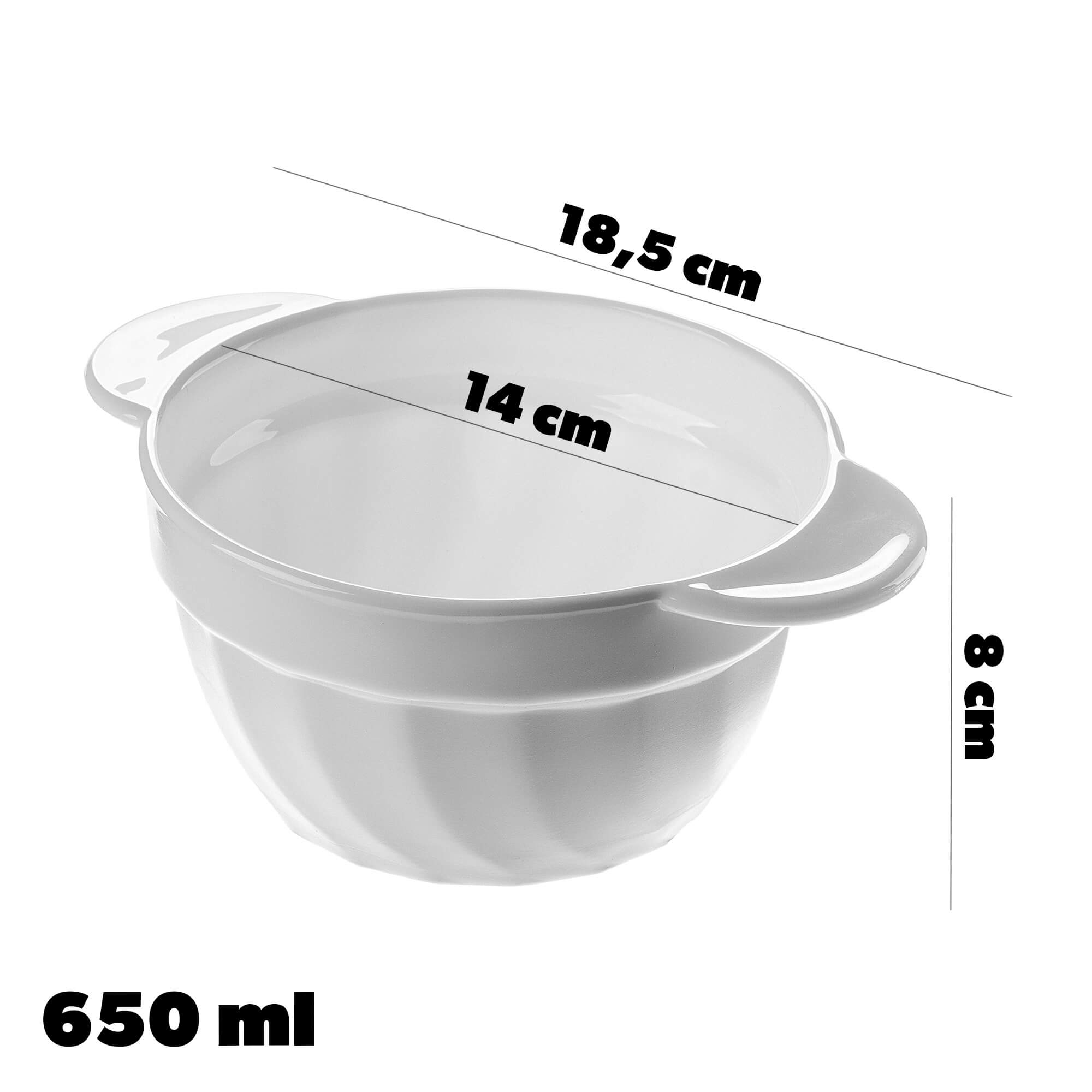 Bulionówka biała Posta 650 ml 3 szt.