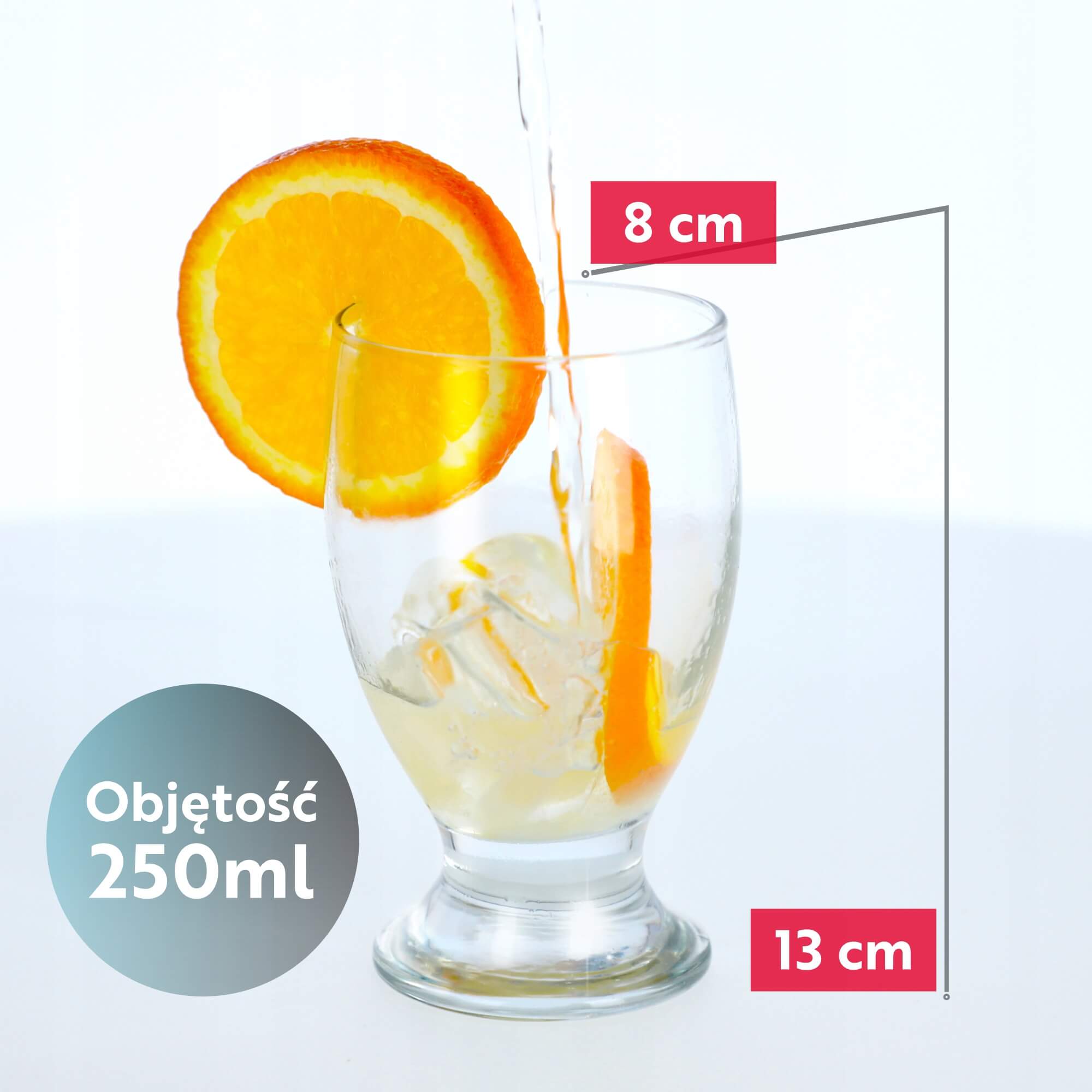 Szklanki do napojów i deserów Vigana 300 ml, 12 szt.