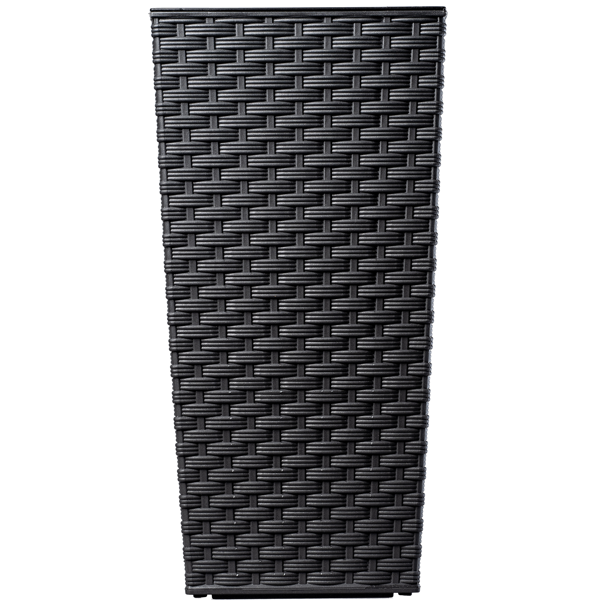 Donica z wkładem rattan Pesaro 30 cm, grafit