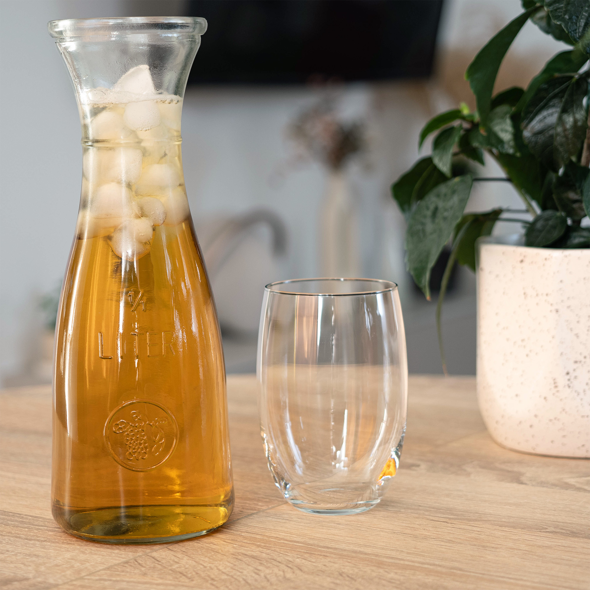 Karafka szklana Calera 1L 2szt