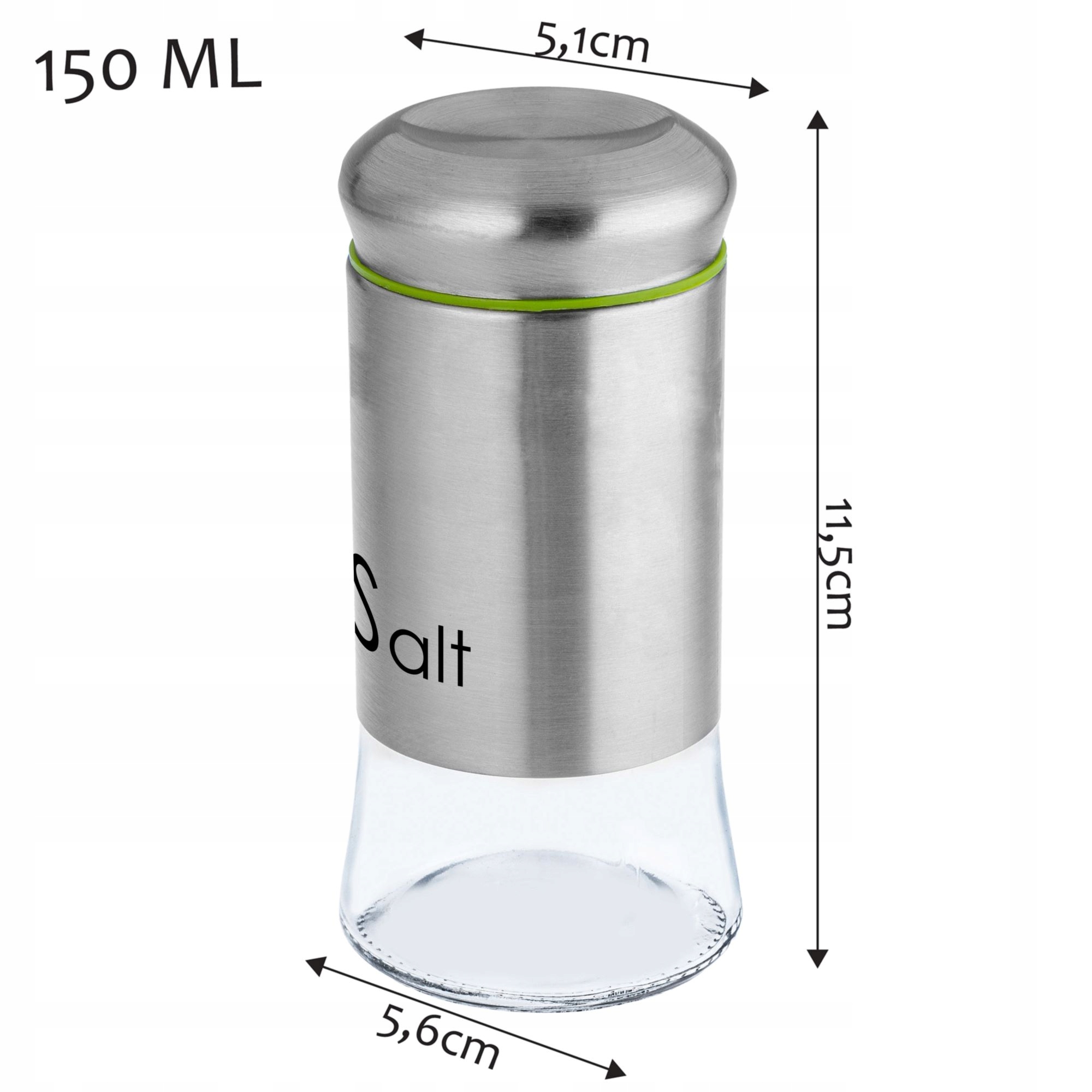 Przyprawnik do pieprzu 150 ml, srebrny