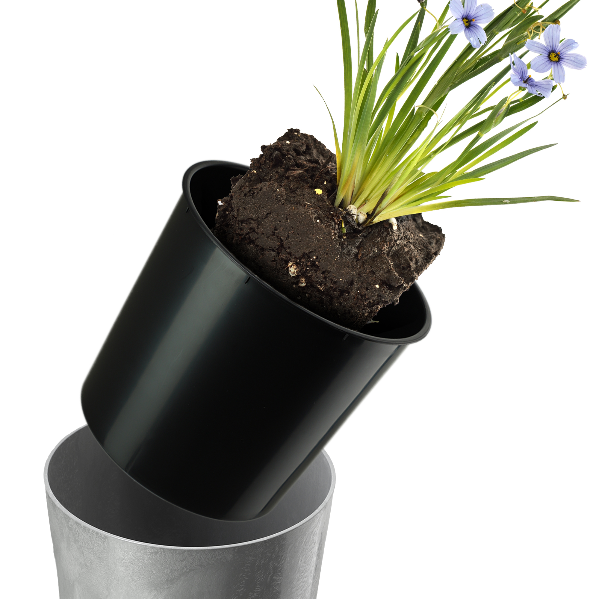 Doniczka na kwiaty Merag 30cm szary beton