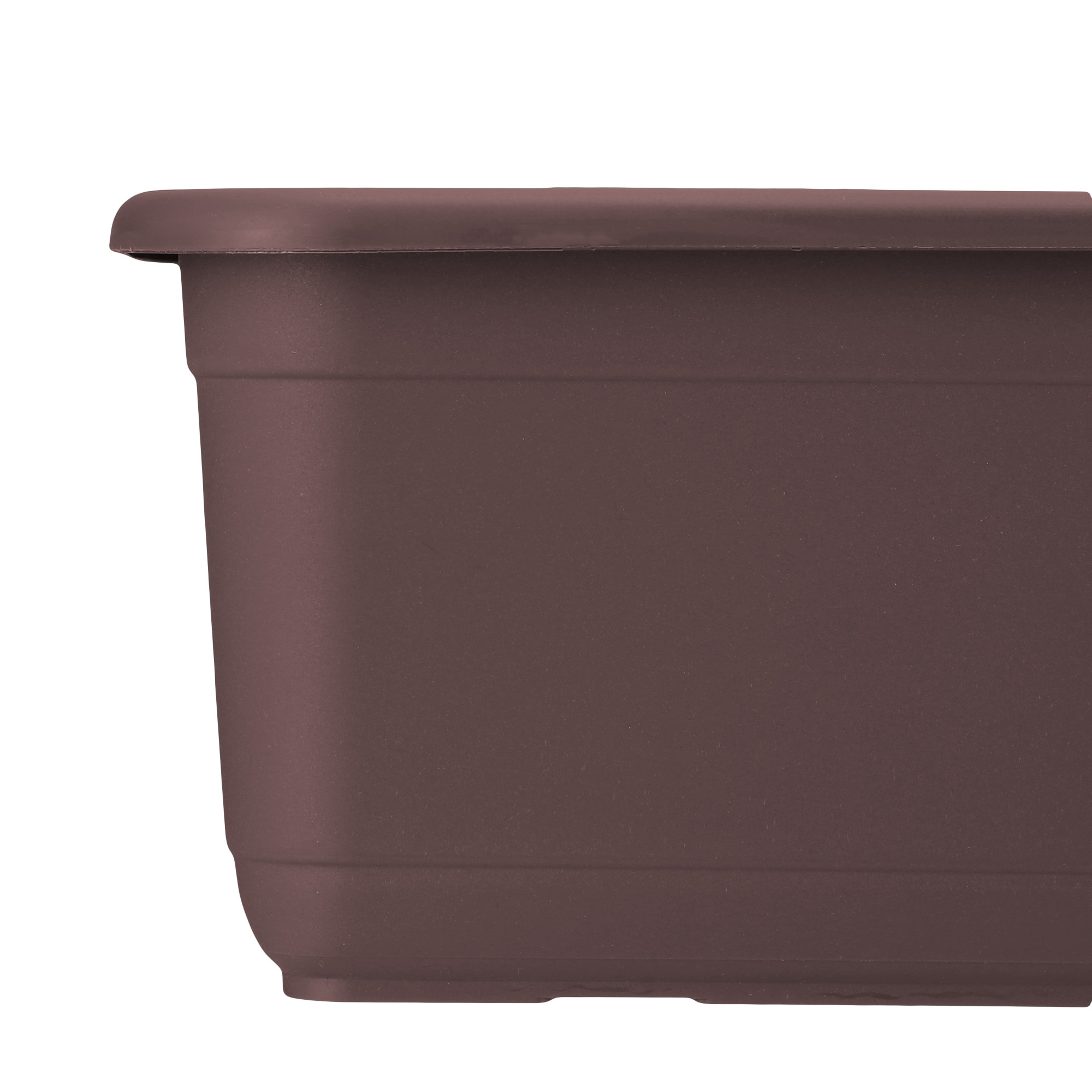 Skrzynka balkonowa Evron 60 cm, brązowa mat