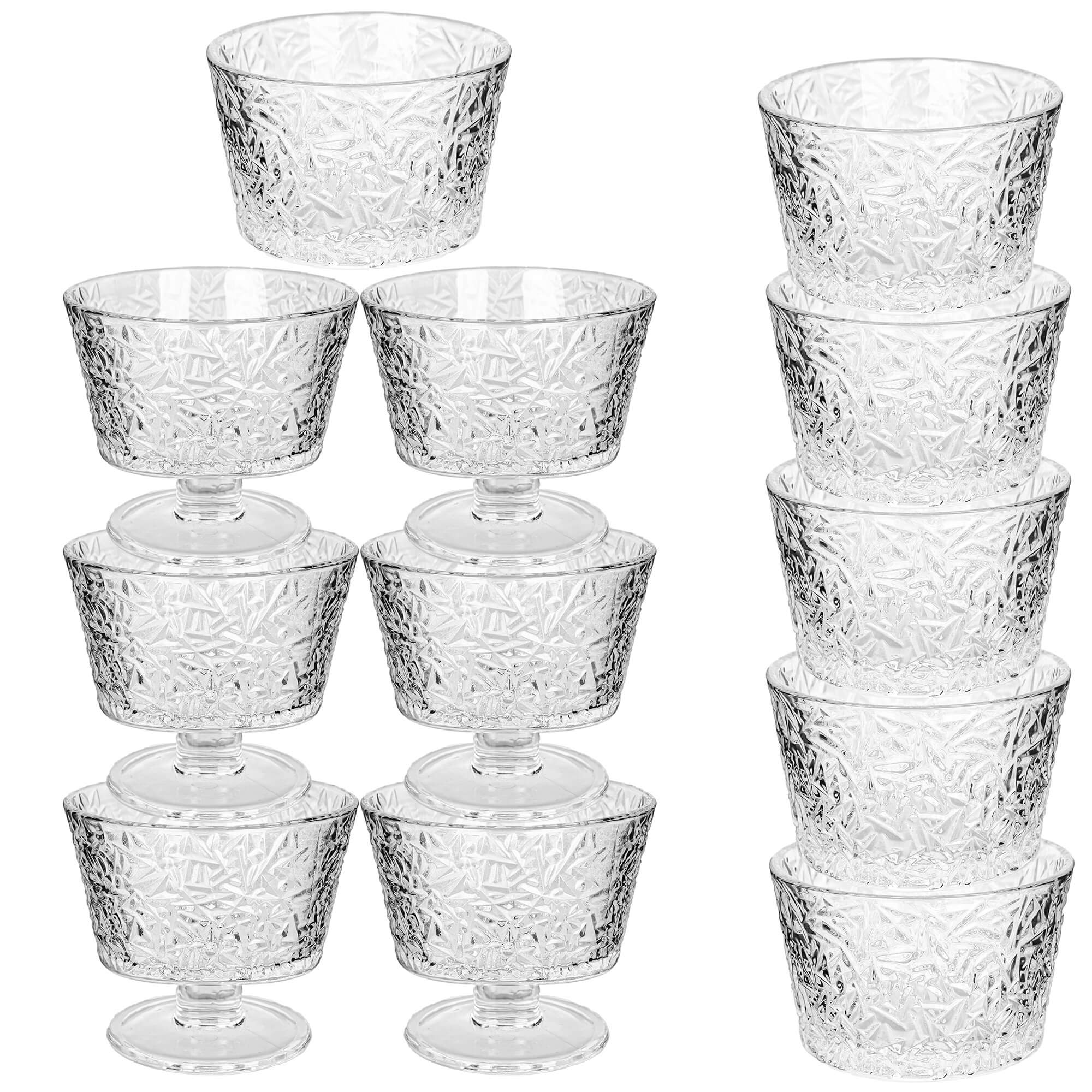 Pucharek do lodów Torza 290ml wzór lód 12 szt.